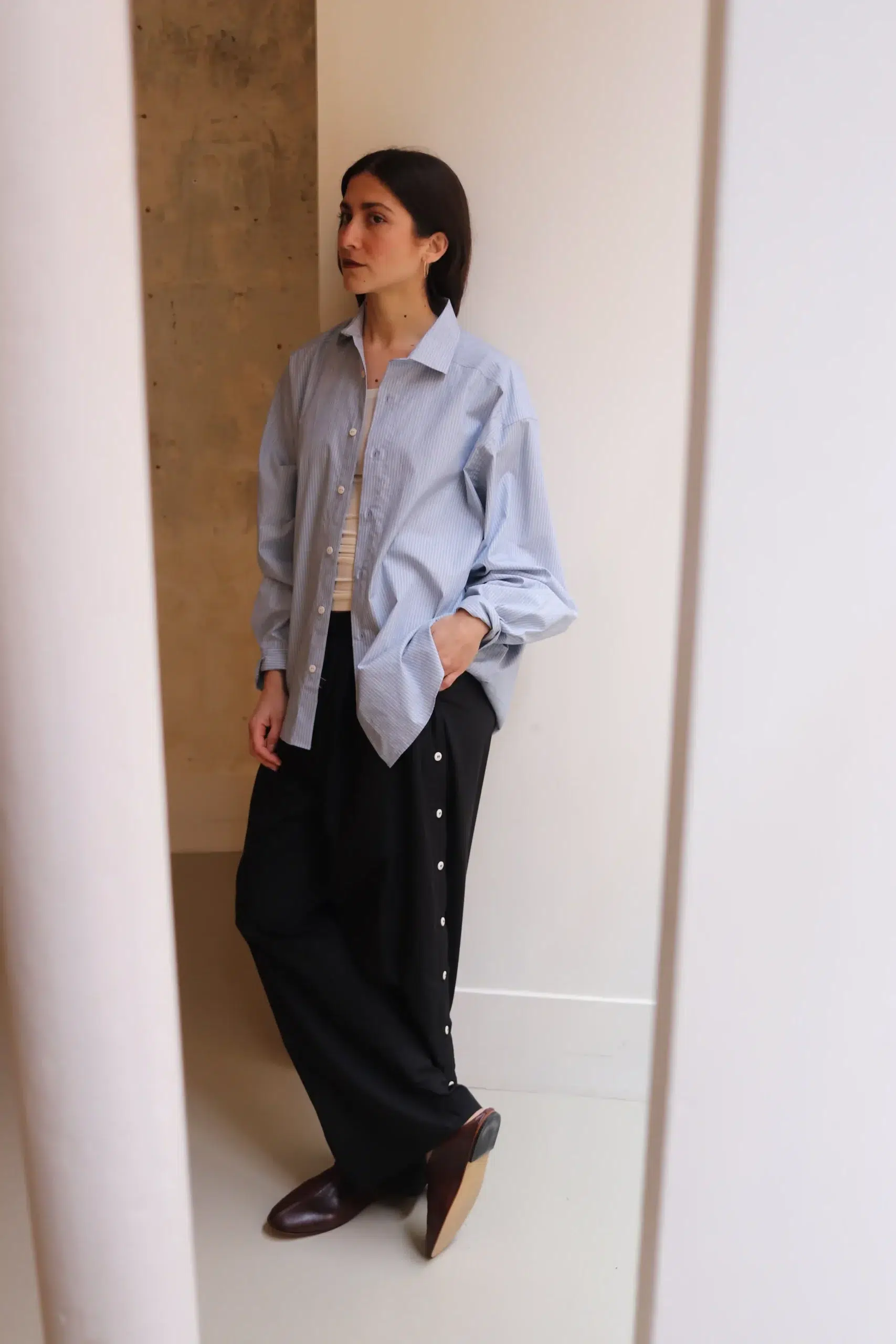 BASERANGE - PART PANTS - BLACK