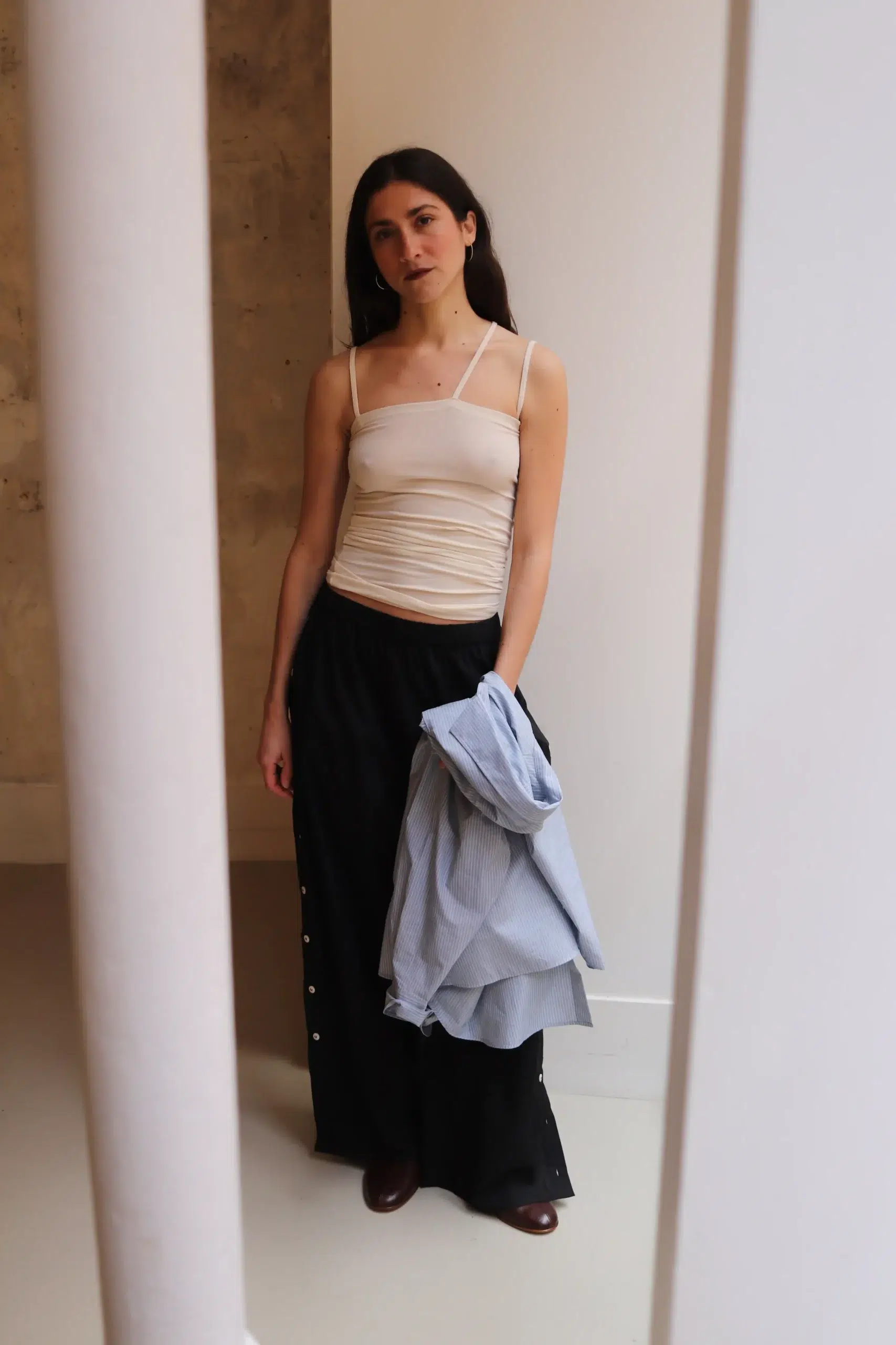 BASERANGE - NIDA TANK - OFF WHITE