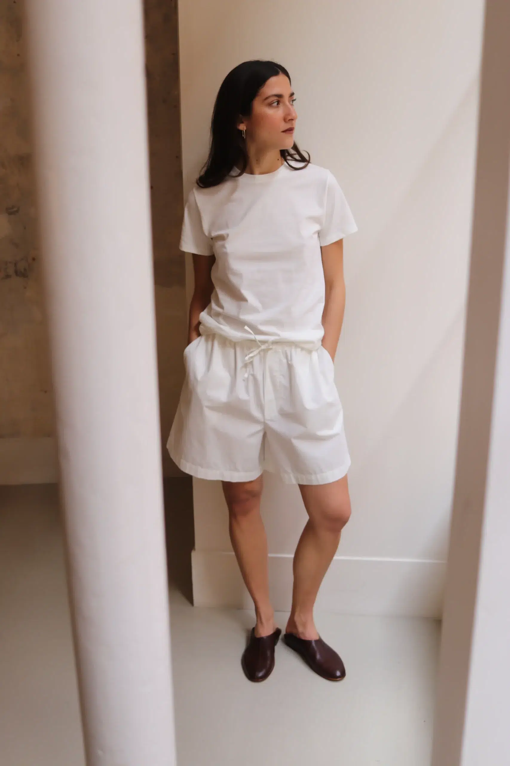 BASERANGE - KOLLA SHORTS - UNDYED