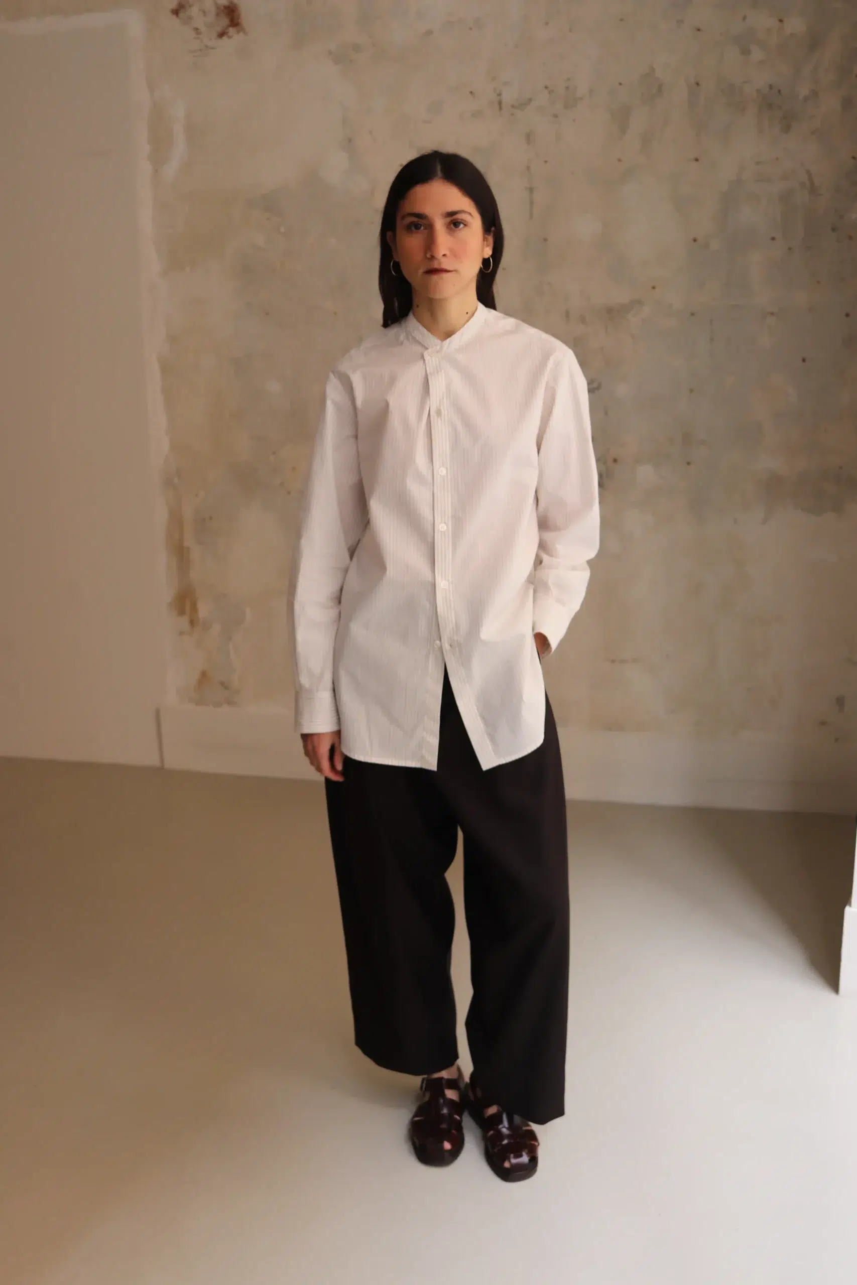 WRIGHT & DOYLE - LEEDEN TROUSERS WD-129-CCH - CACAO CHECK