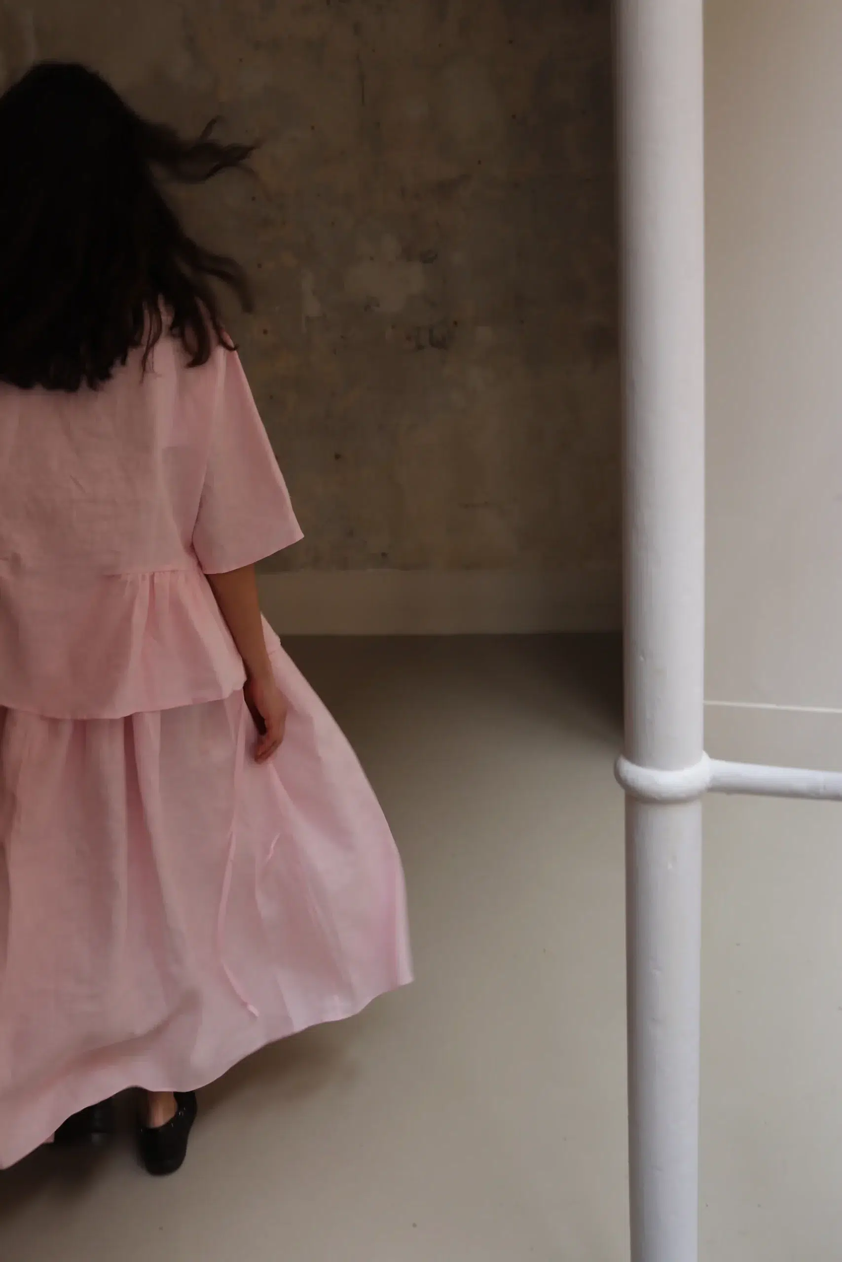 Whiteread - HANSA GATHERED TIE SKIRT WR082-CA - CAMELLIA