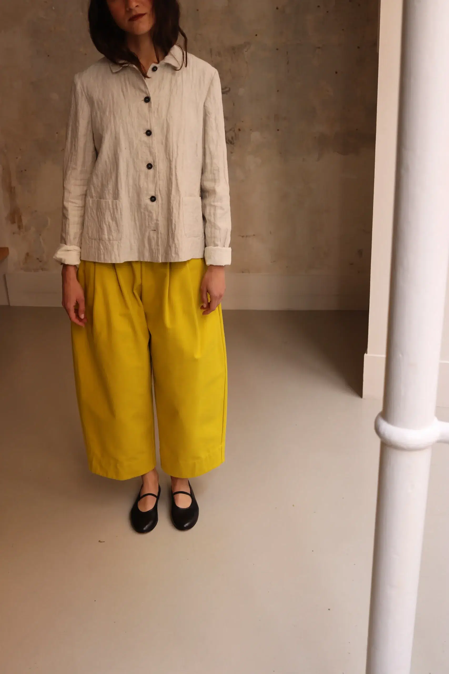ApuntoB - TROUSERS P1979/TS954 - LEMON