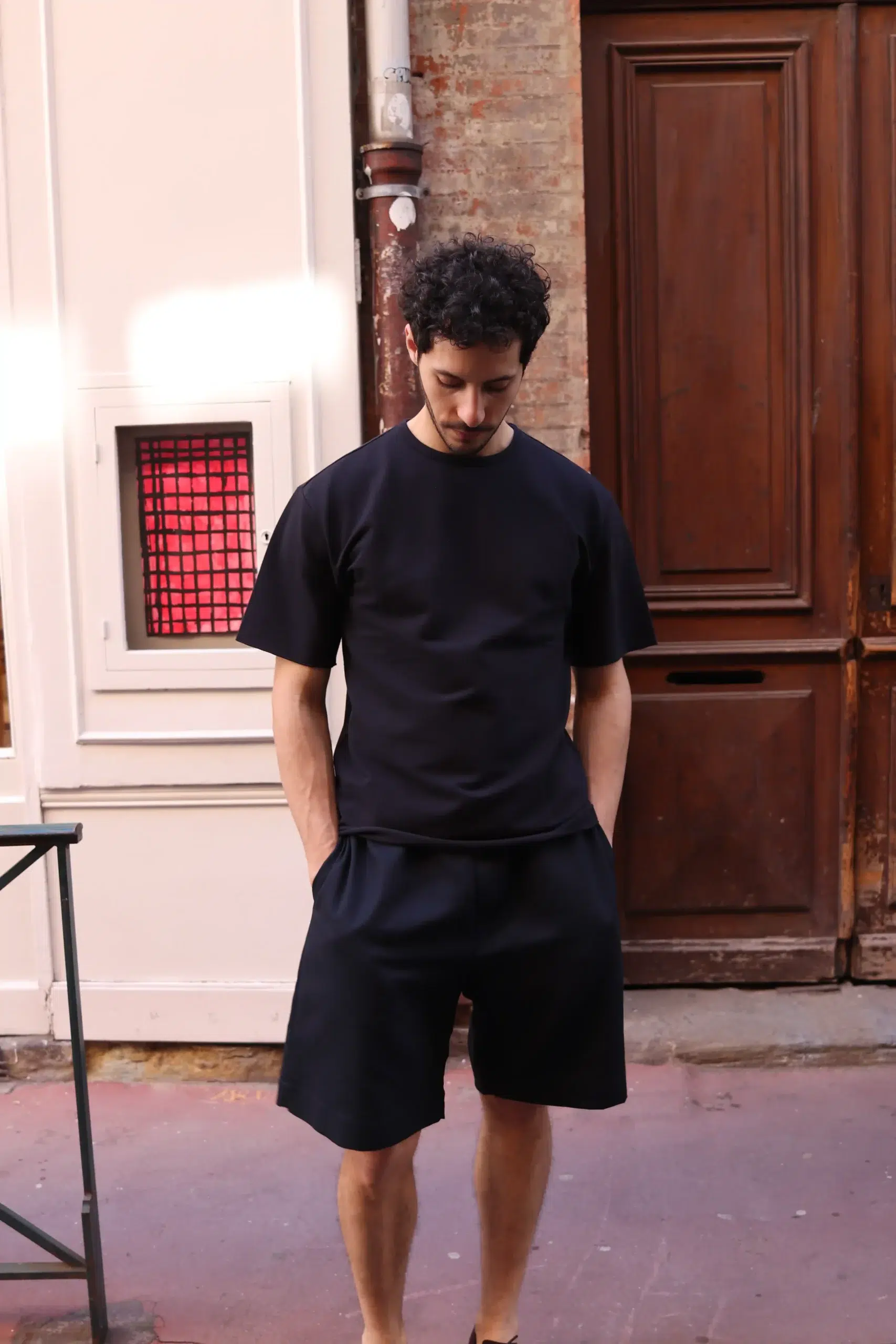 Arpenteur - PONTUS MENS COTTON T-SHIRT - BLACK