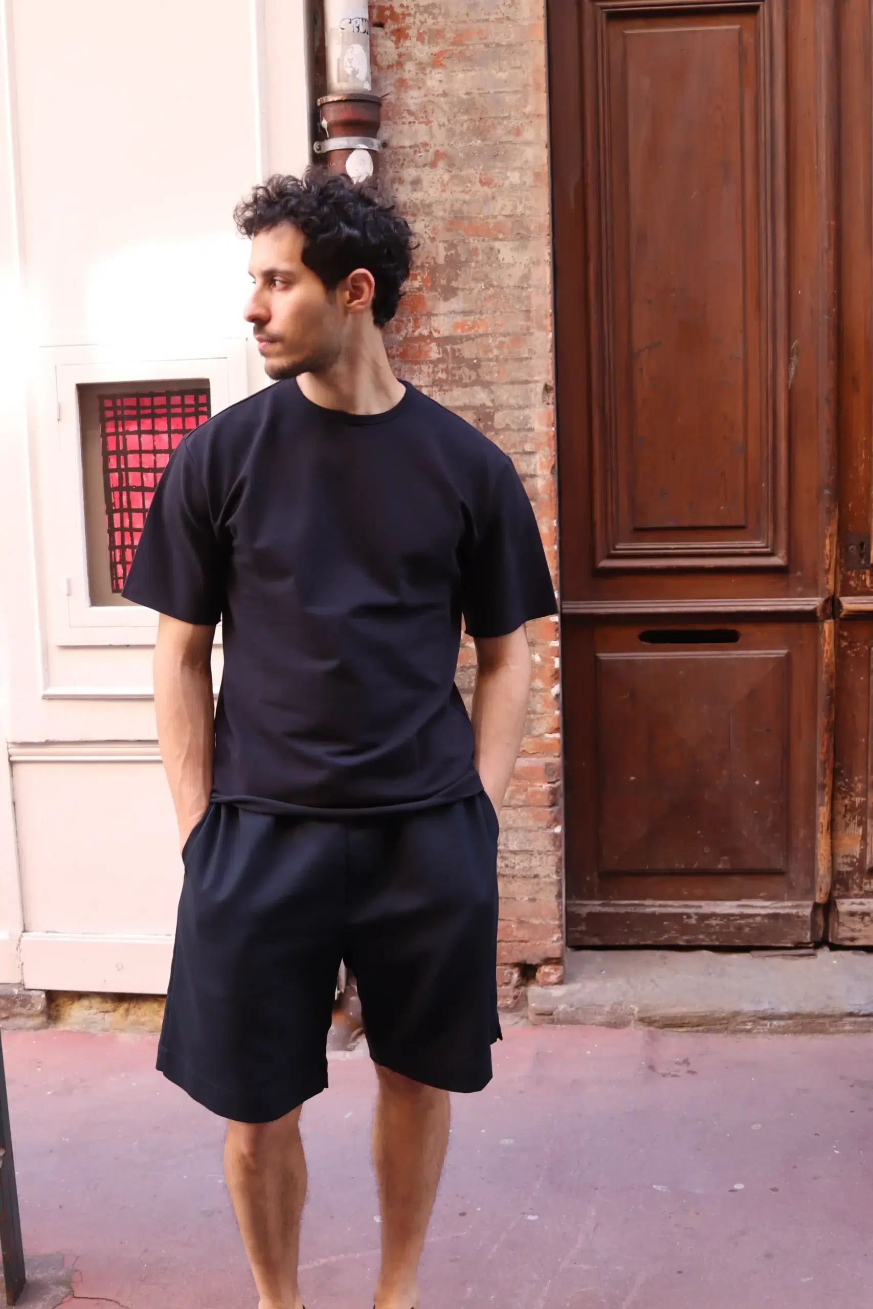 Arpenteur - PONTUS MENS COTTON T-SHIRT - BLACK