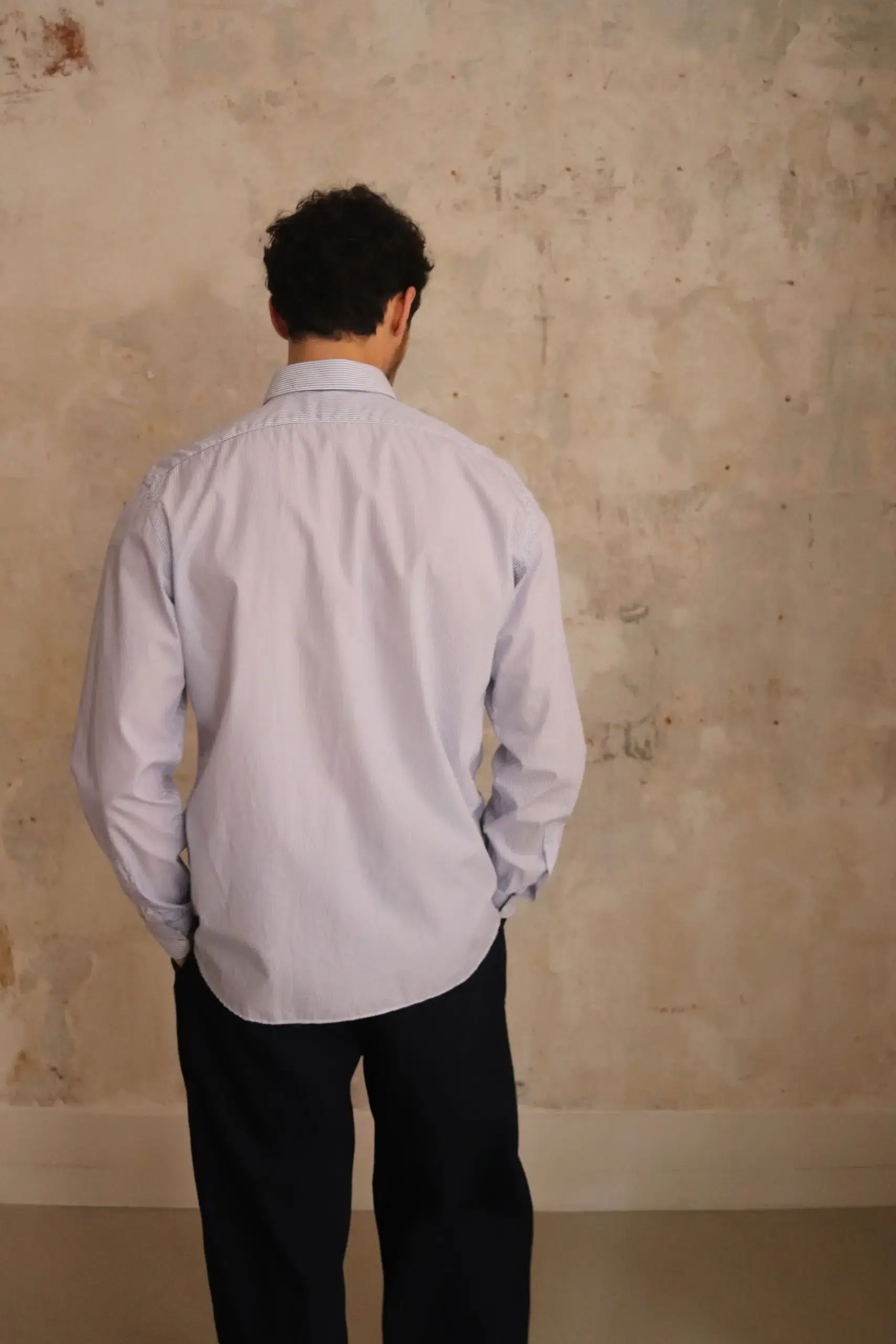 Everyday Shirts - MEN REGENTSOFT W015681 - RIGA BLU / DARK BLUE STRIPED