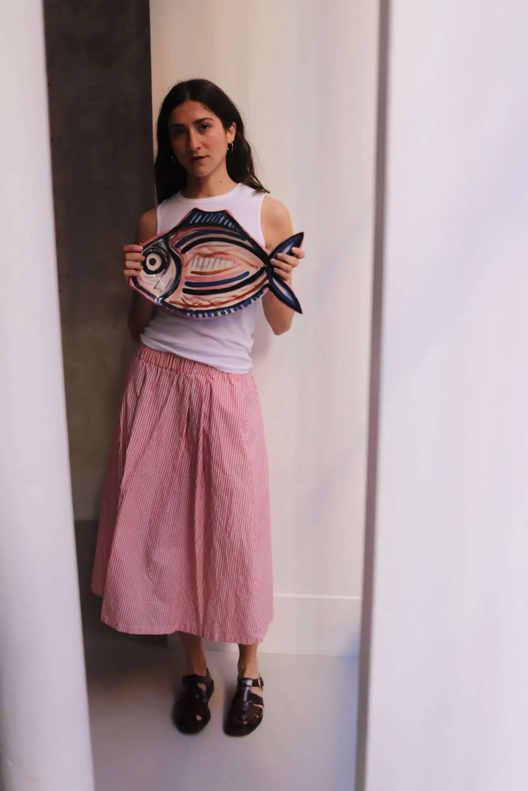 ApuntoB - Skirt P1975/TS958 - Pomegranate