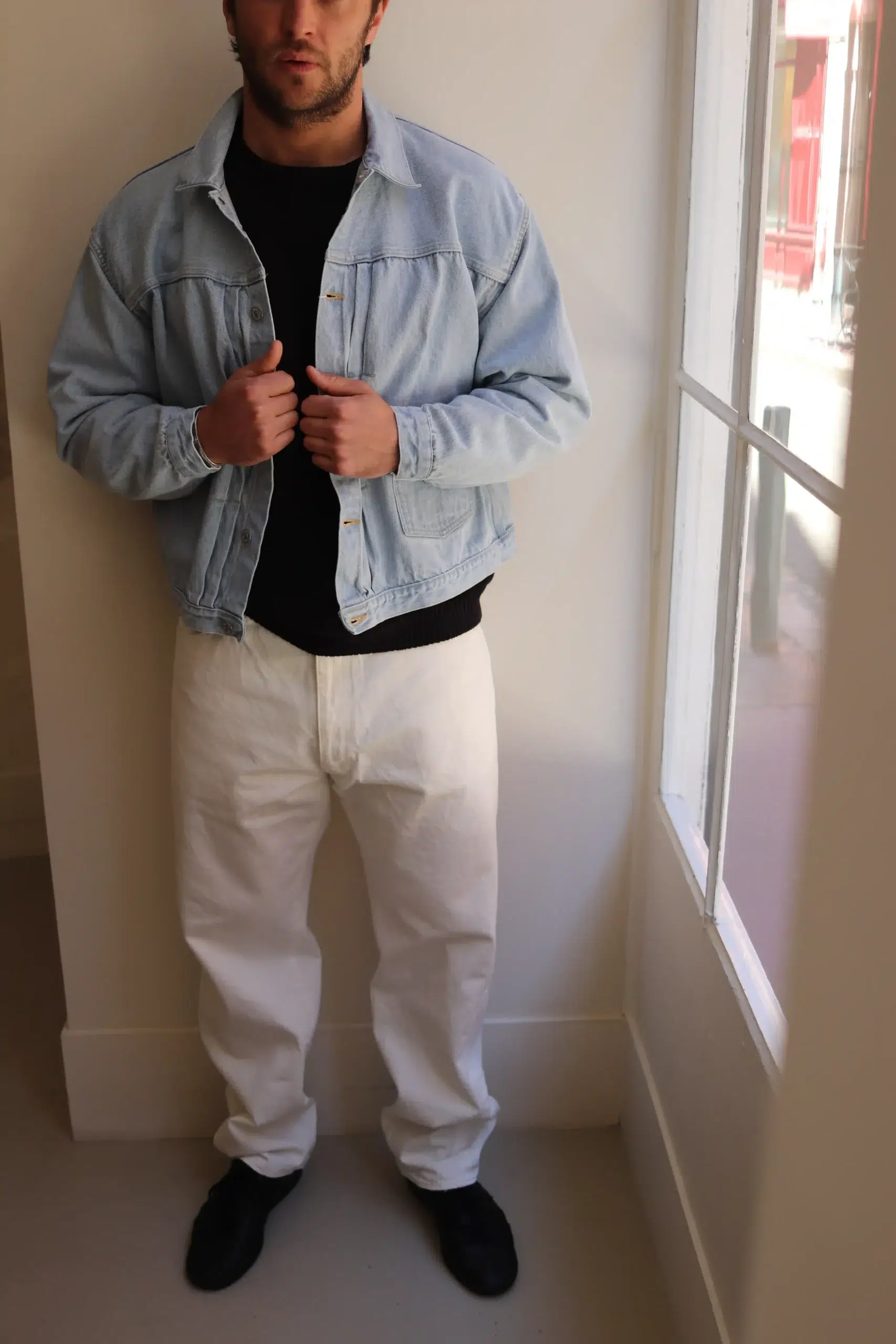 Kaptain Sunshine - MEN JACKET KS26SJK34 - INDIGO ICE WASH