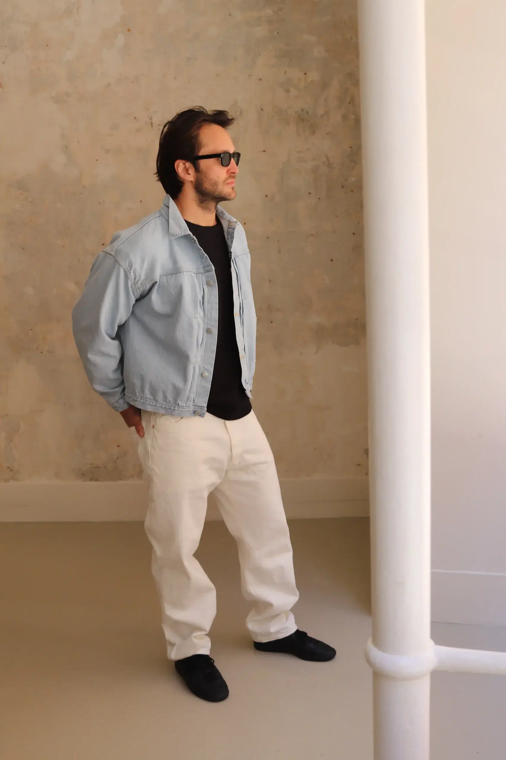 Kaptain Sunshine - MEN JACKET KS26SJK34 - INDIGO ICE WASH