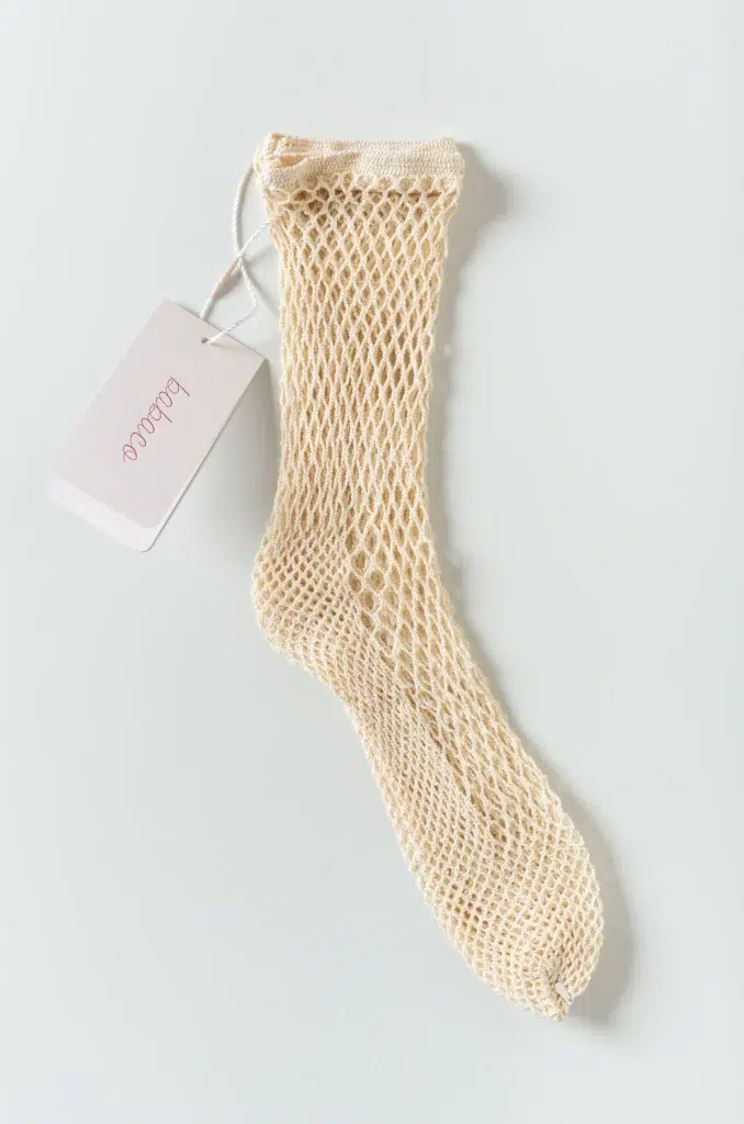 BABACO - Fishnet Socks BA02-SK1 - Vanilla