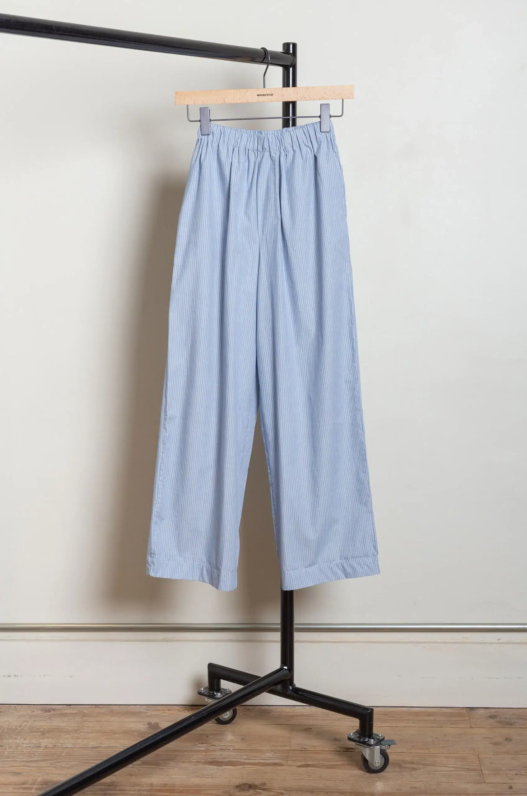 BASERANGE - CLAUDE PANTS - BLUE STRIPE