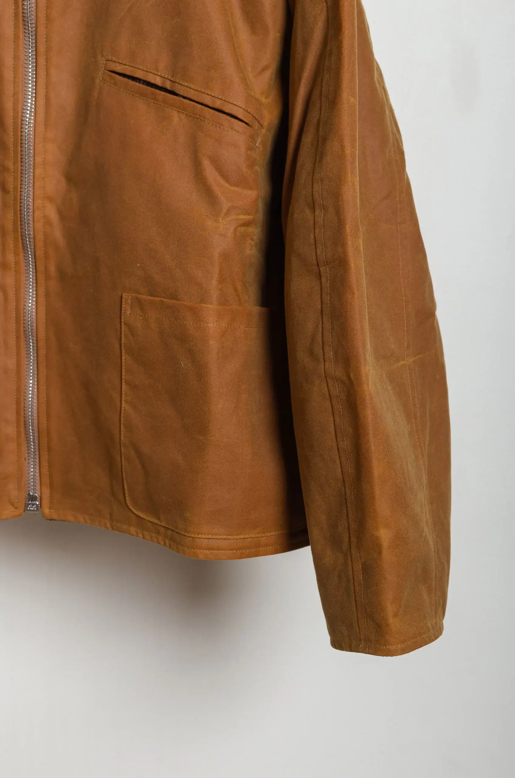 CAWLEY - BRITISH WAXED OILSKIN FLYING JACKET - GOLD
