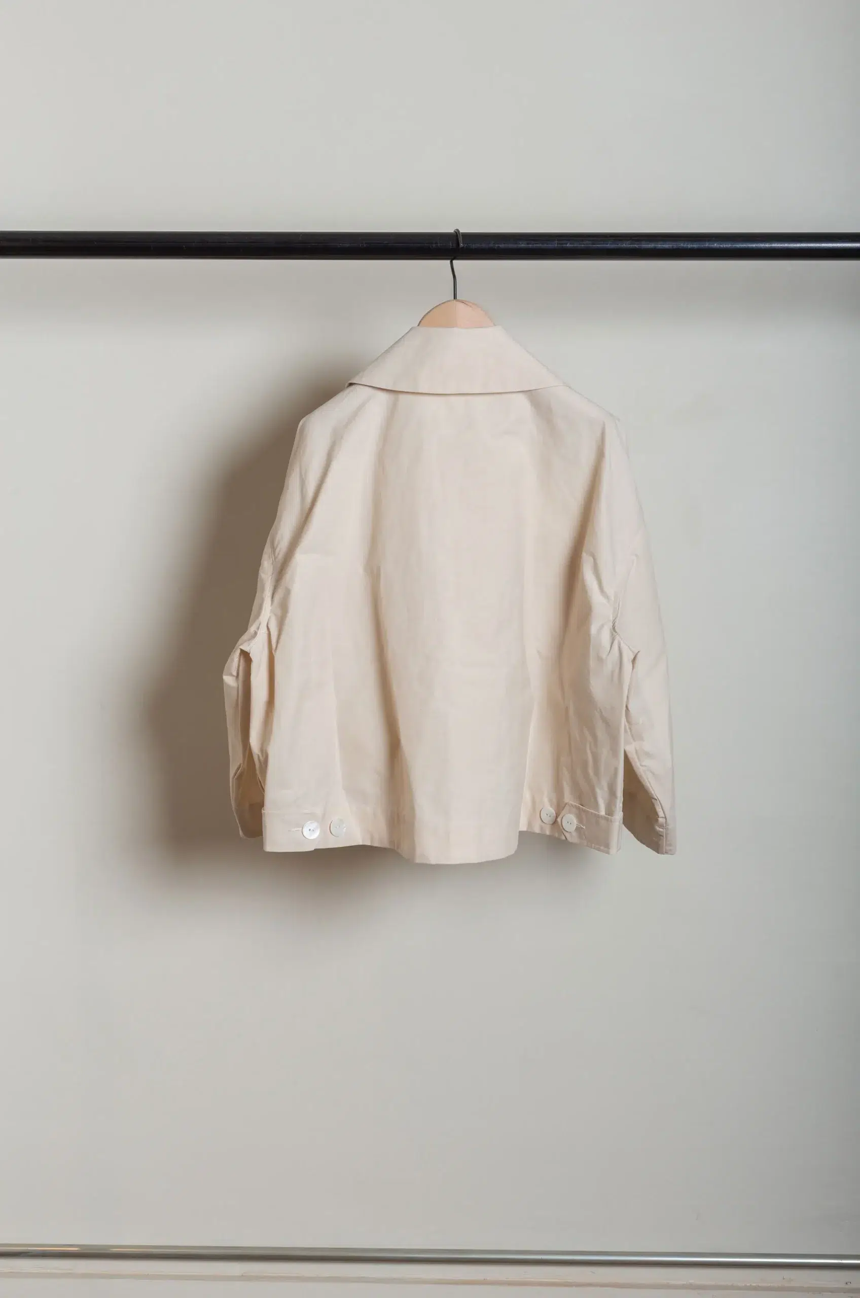 CAWLEY - BRITISH DRY OILSKIN WESLEY JACKET - NATURAL