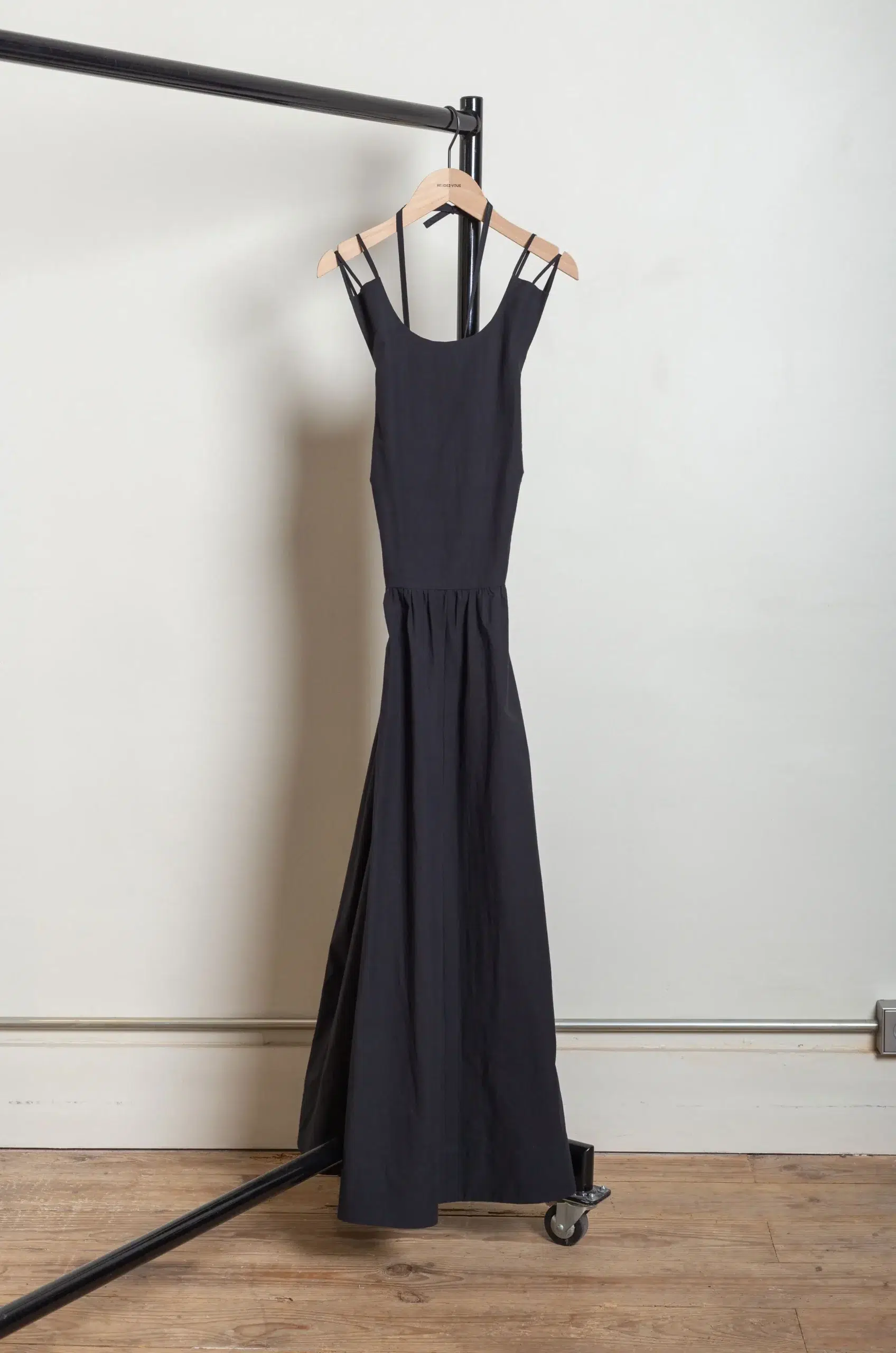 CAWLEY - JAPANESE COTTON SOFIA DRESS - BLACK