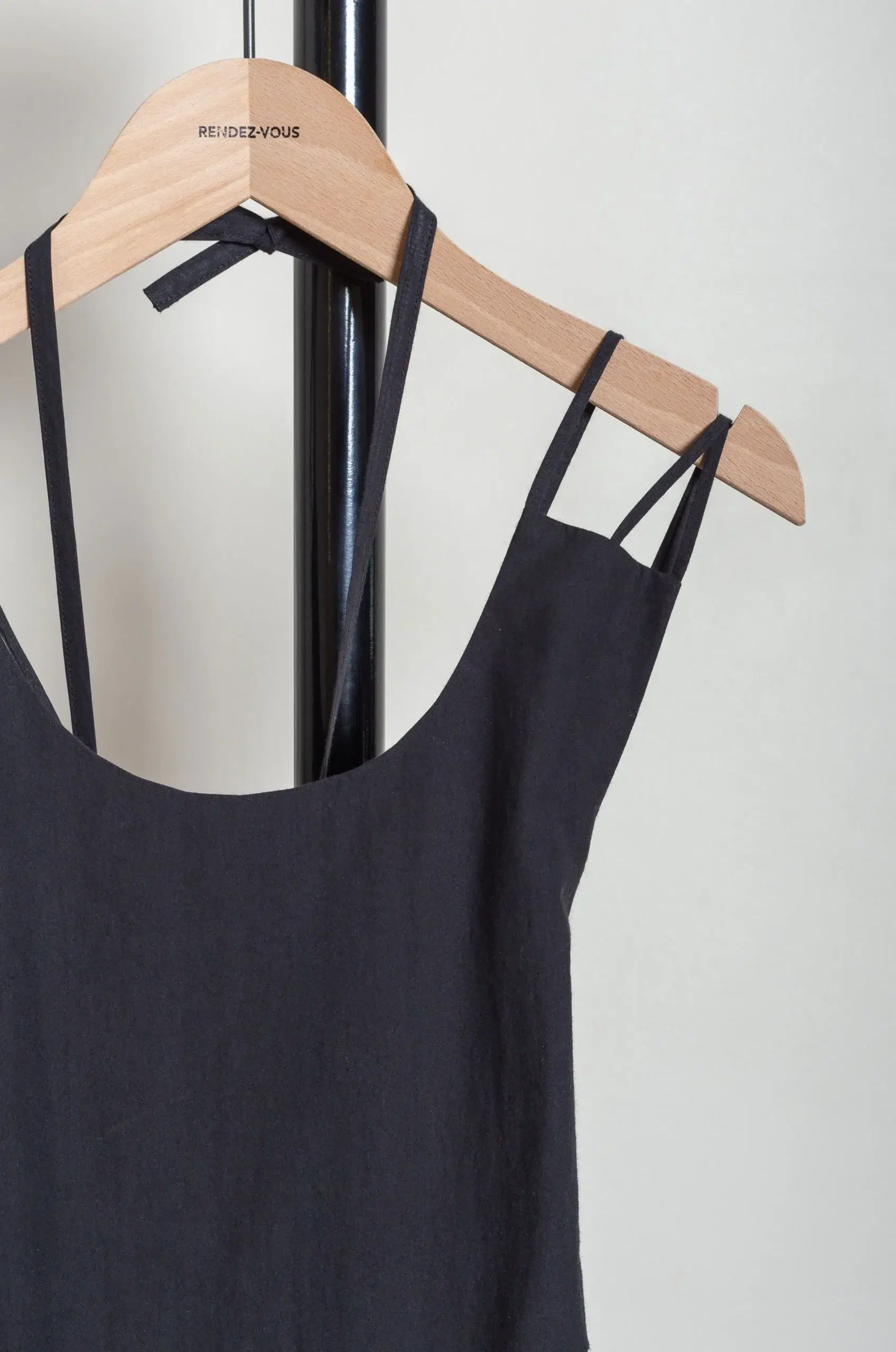 CAWLEY - JAPANESE COTTON SOFIA DRESS - BLACK