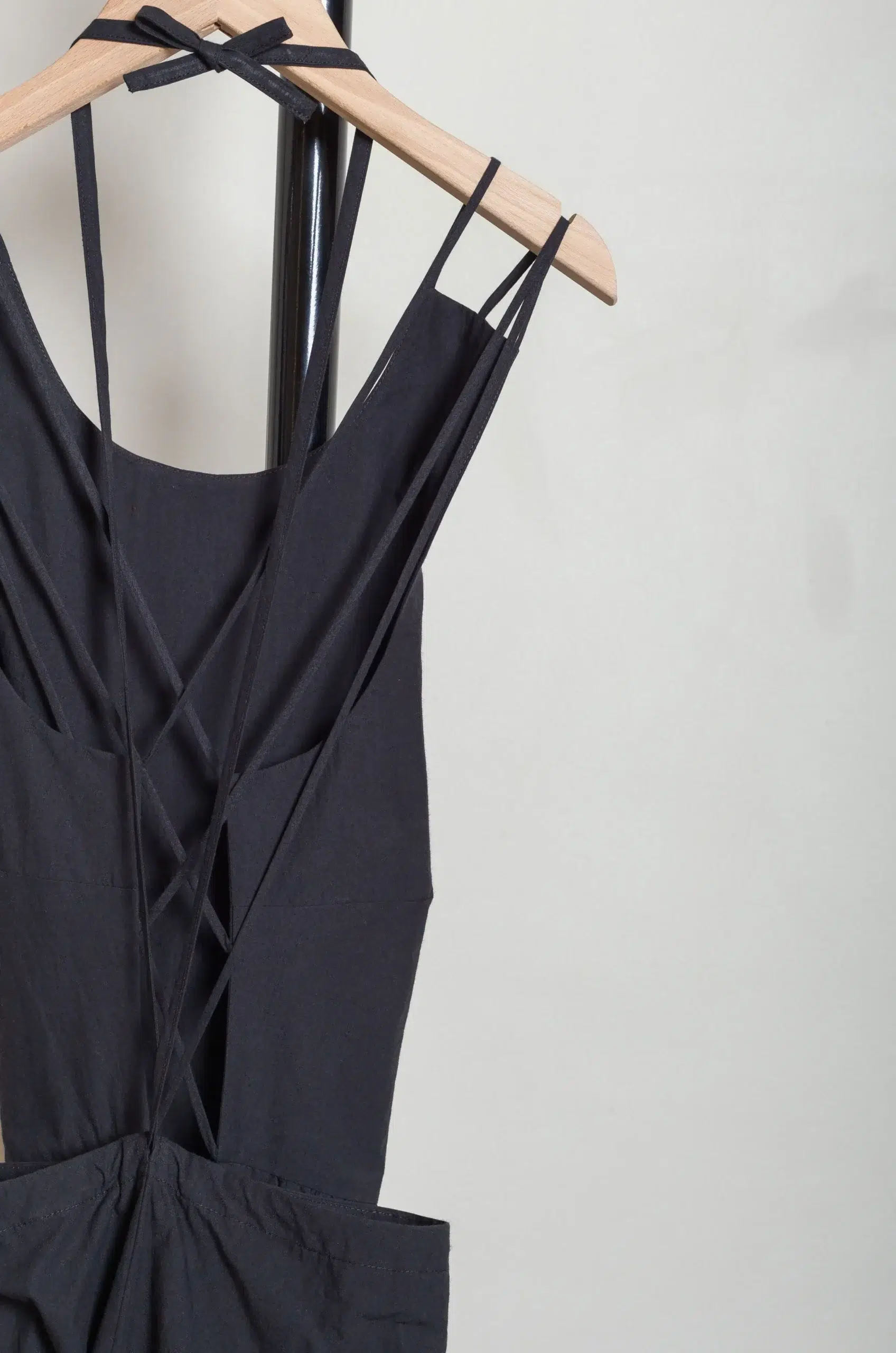 CAWLEY - JAPANESE COTTON SOFIA DRESS - BLACK