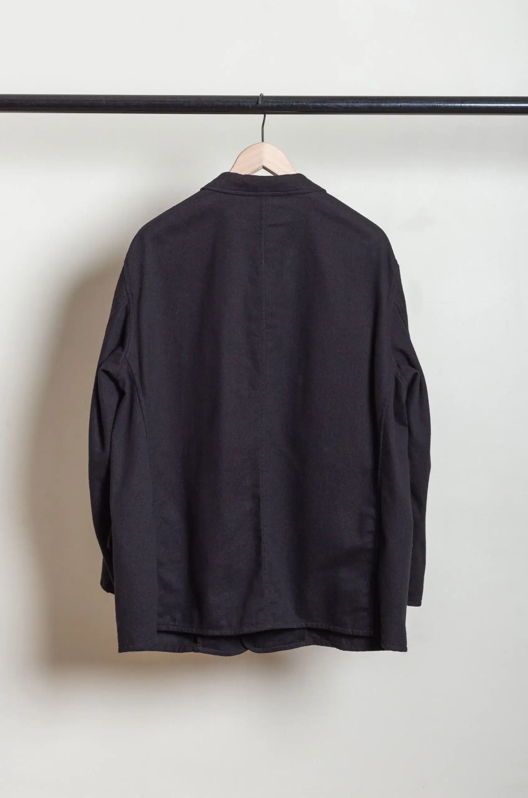 Comoli - Black Drill Jacket D01-01006 - BLACK