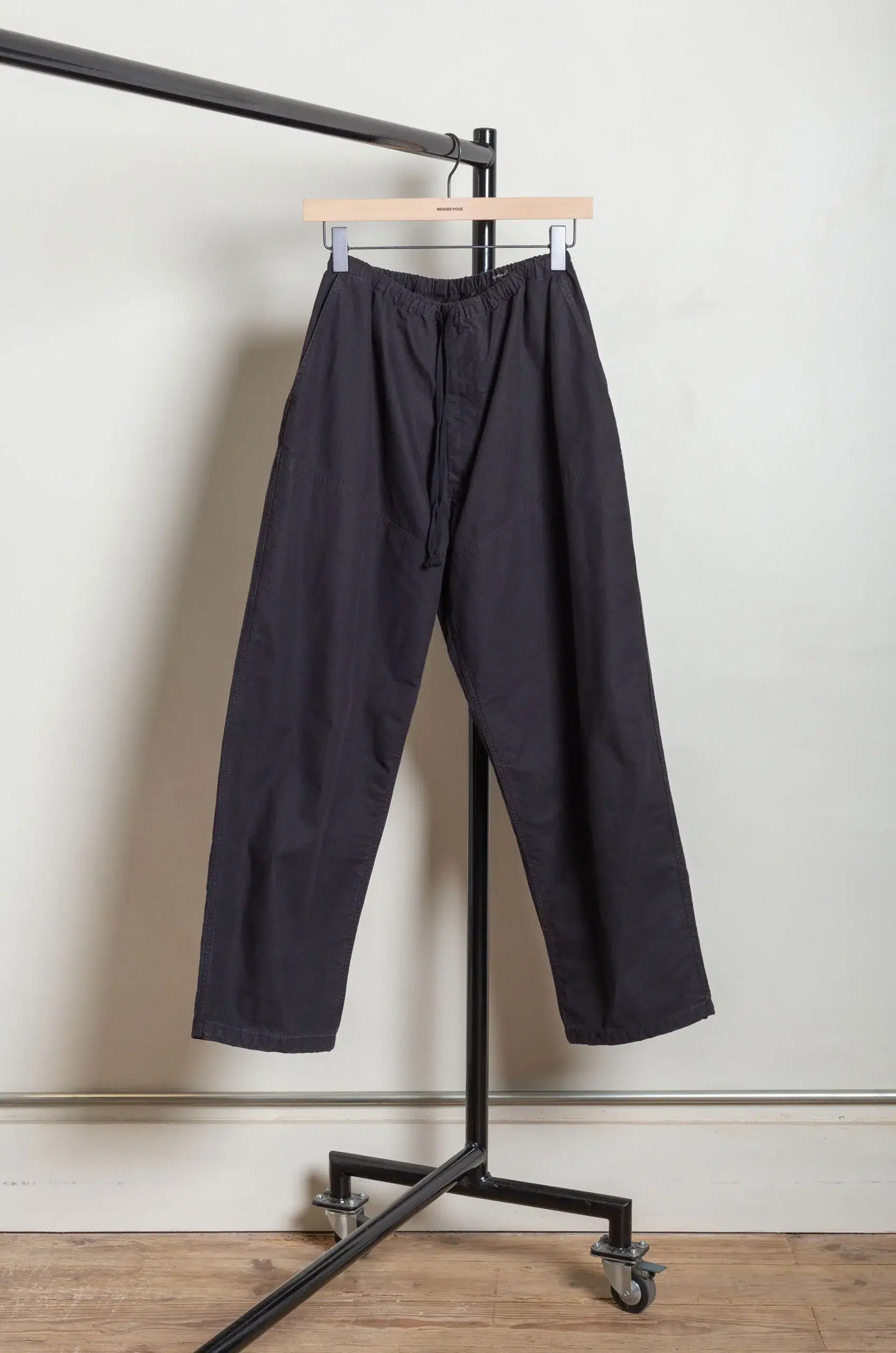 Comoli - Cotton Ripstop Hunting Pants D01-03020 - BLACK