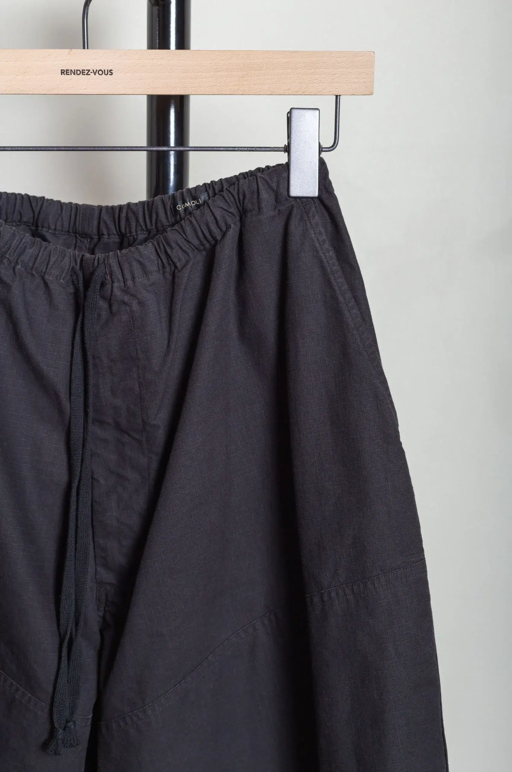 Comoli - Cotton Ripstop Hunting Pants D01-03020 - BLACK