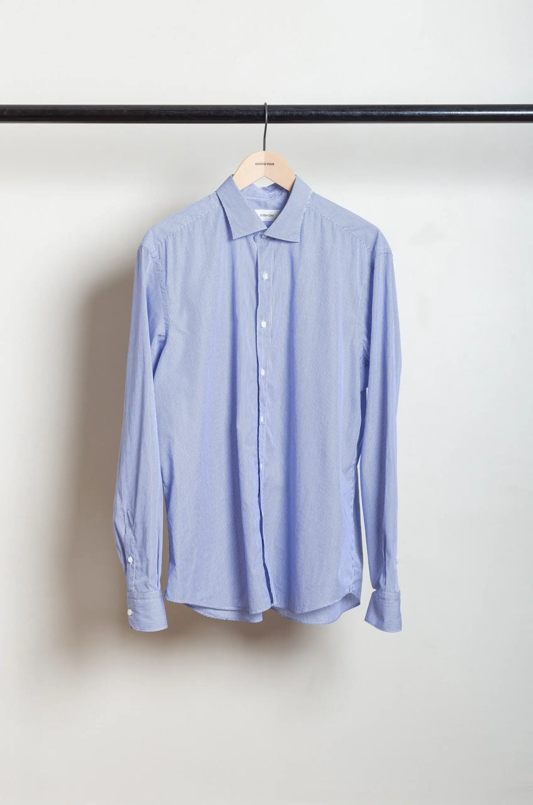 Everyday Shirts - MEN REGENTSOFT W015607 - RIGA BLU / DARK BLUE STRIPED