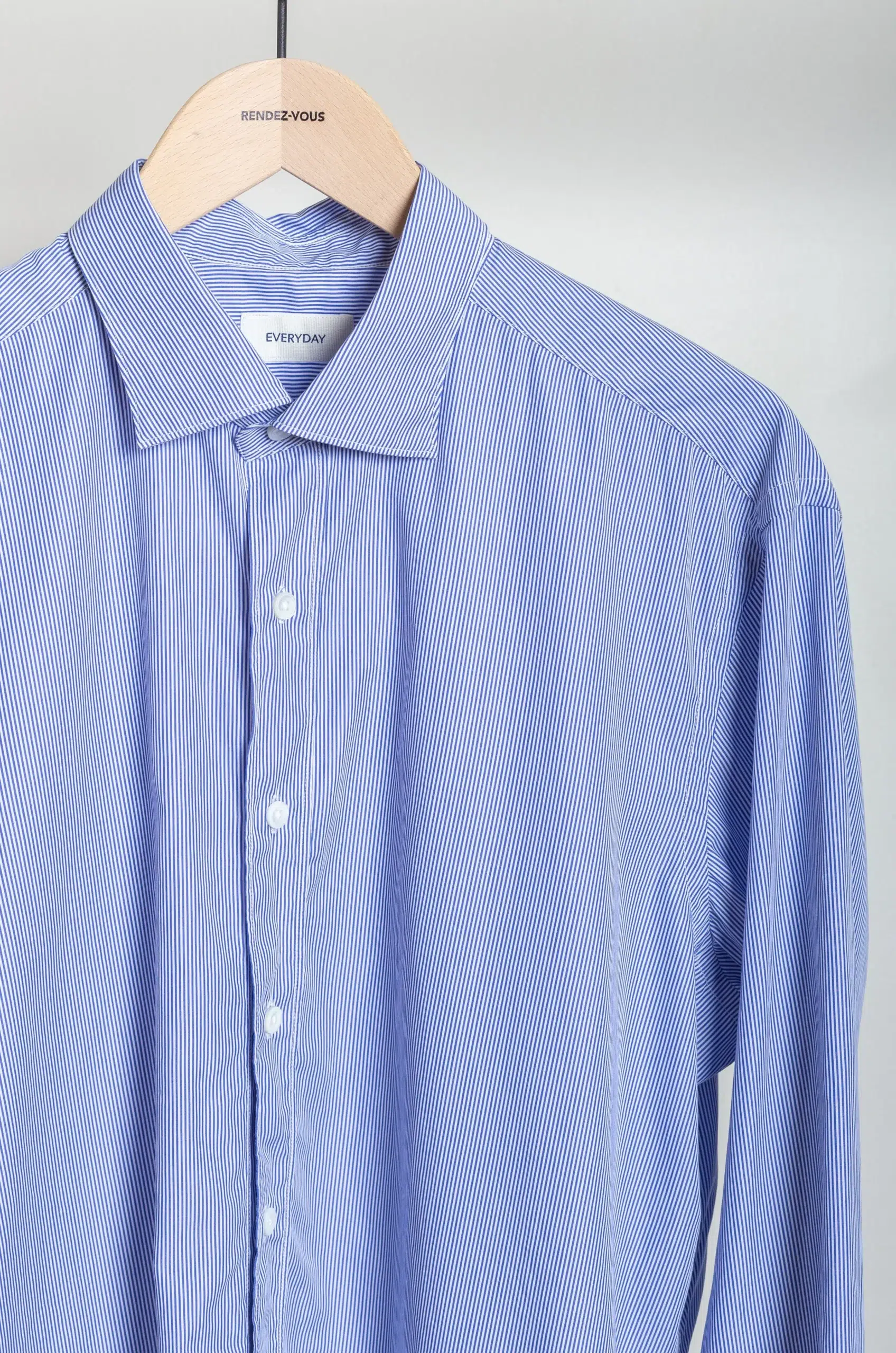 Everyday Shirts - MEN REGENTSOFT W015607 - RIGA BLU / DARK BLUE STRIPED