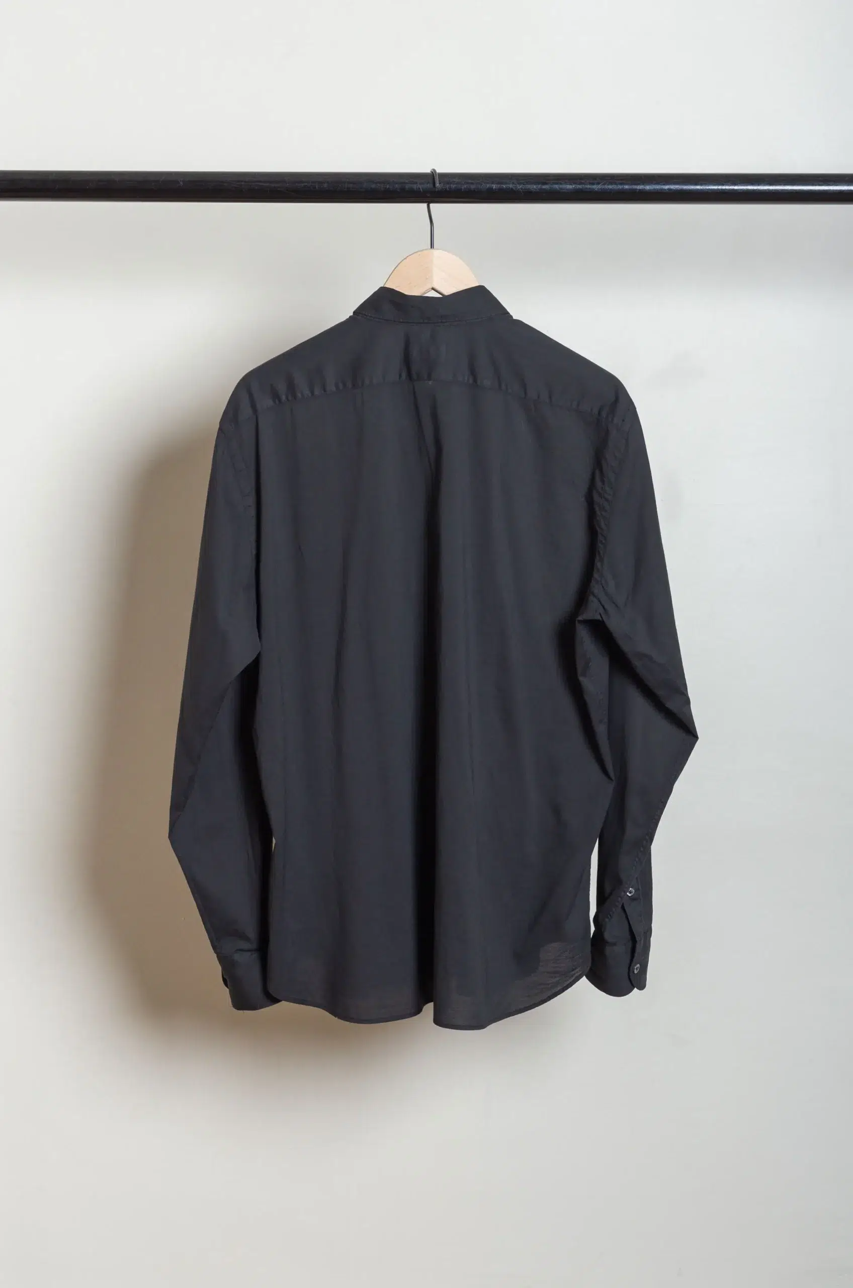 Everyday Shirts - MEN REGENT7 76T2531 - CAPO / GAR.DYED BLACK PLAIN