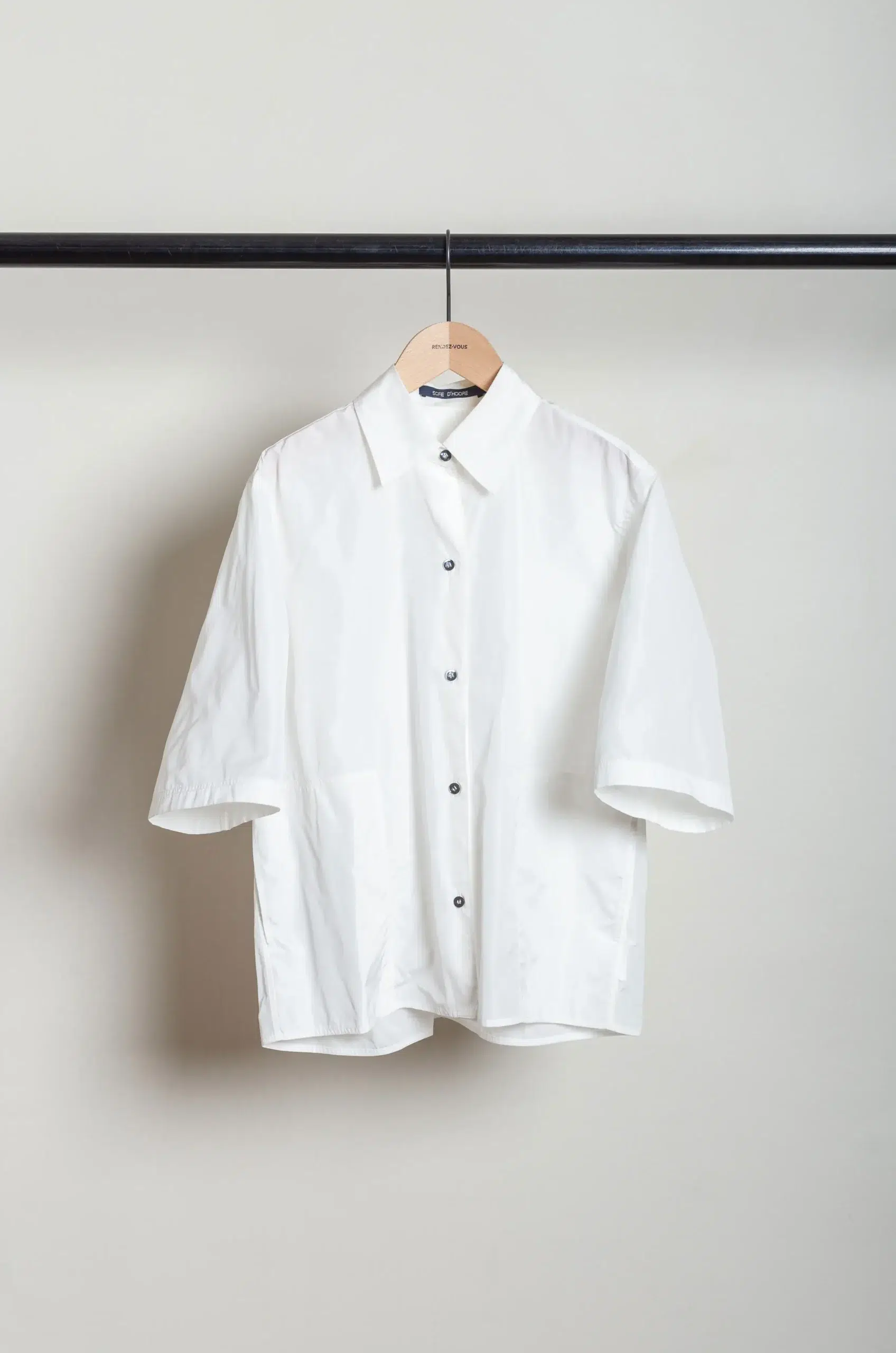Sofie D'Hoore - BISCAY Short Sleeve Shirt - SNOW