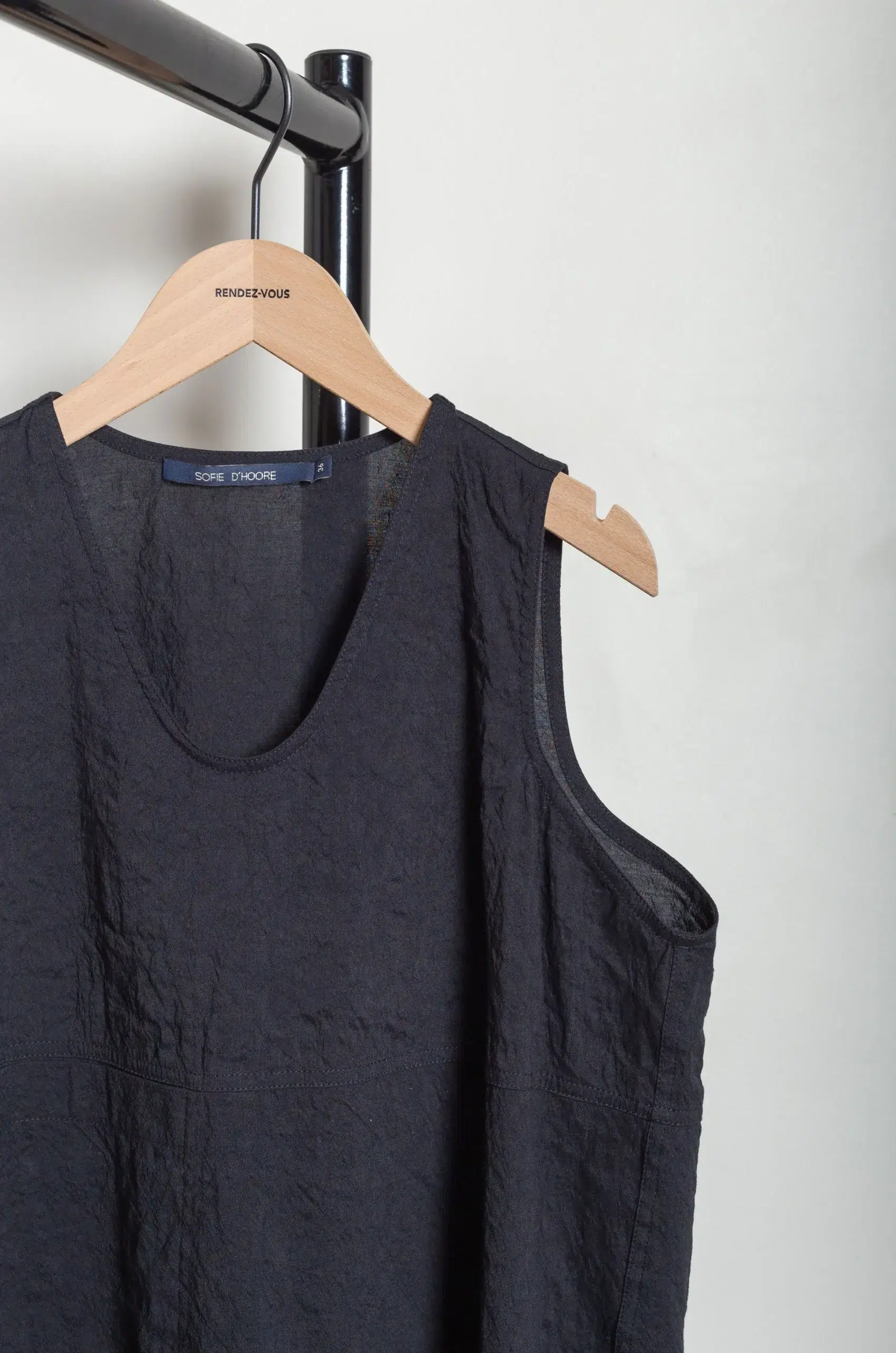 Sofie D'Hoore - DORAS A-shape Dress - BLACK