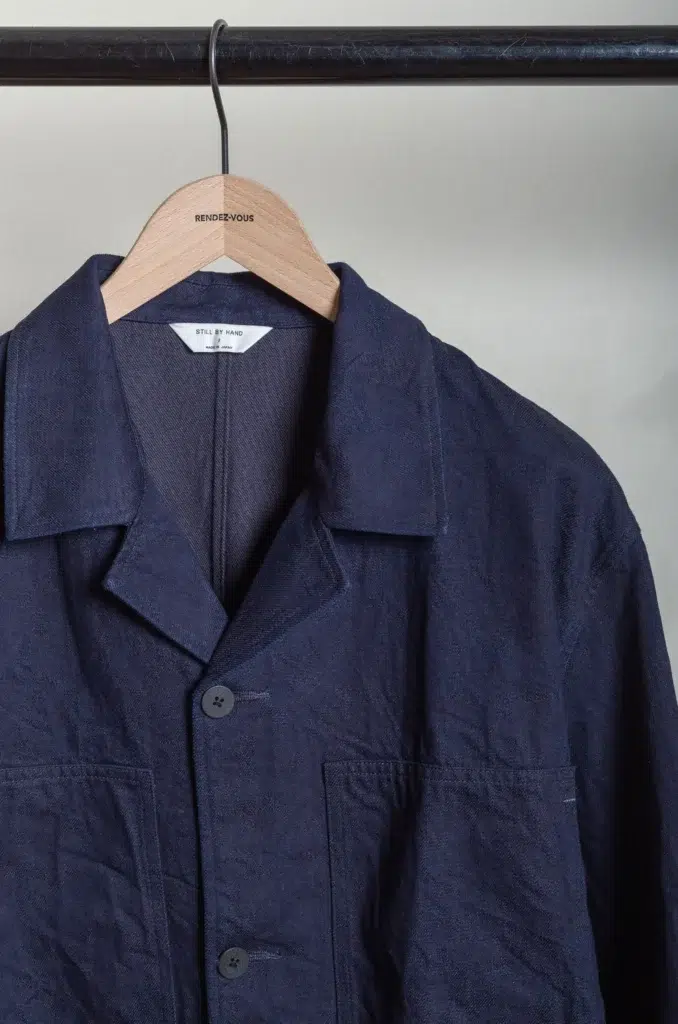 Still By Hand - DN04261OS 11.5oz denim jacket - DARK NAVY