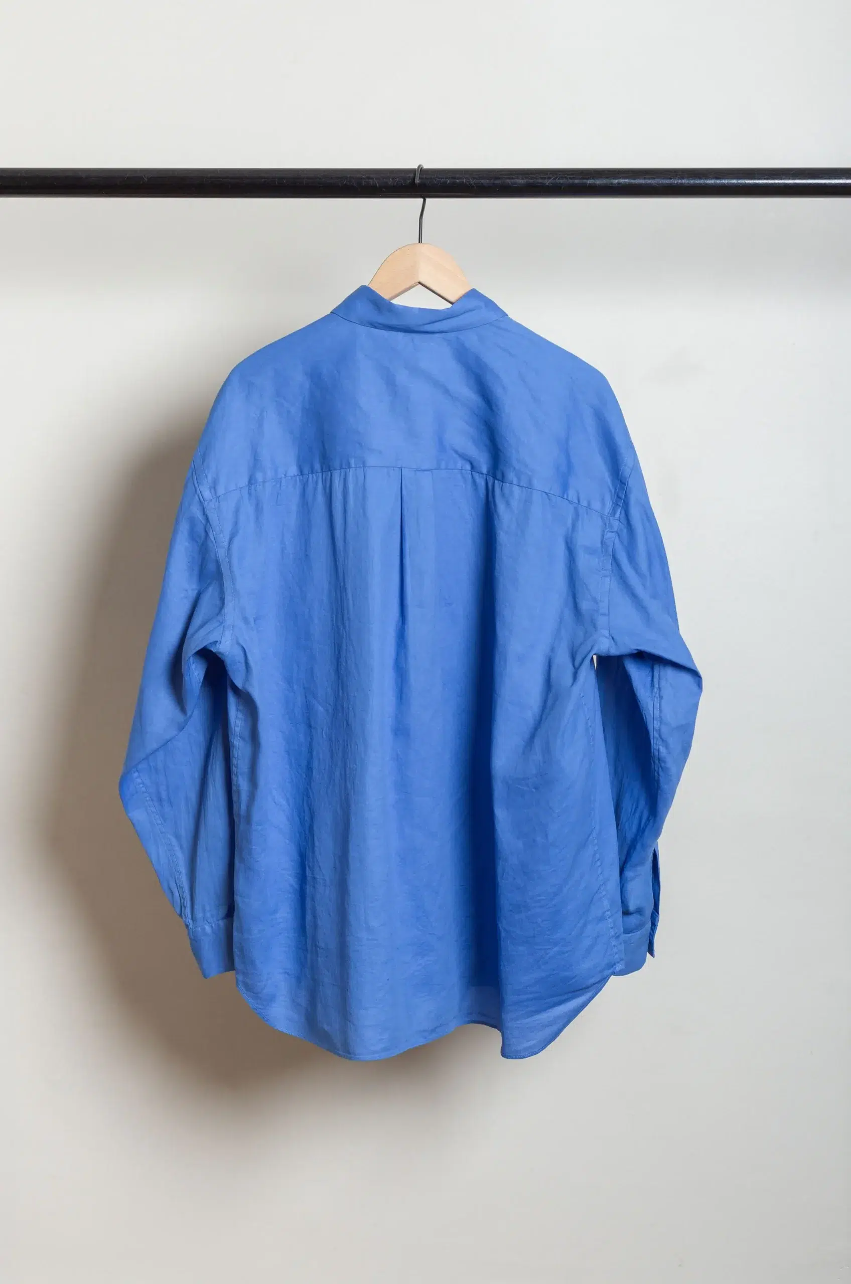 Still By Hand - SH05261OS Garment-dye over shirt - SKY BLUE