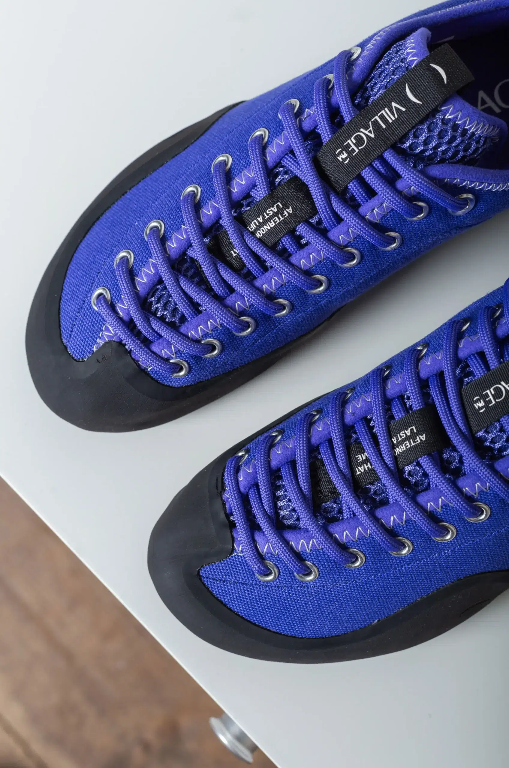 VILLAGE - 1 PM Shoes - Purple / Natural Black