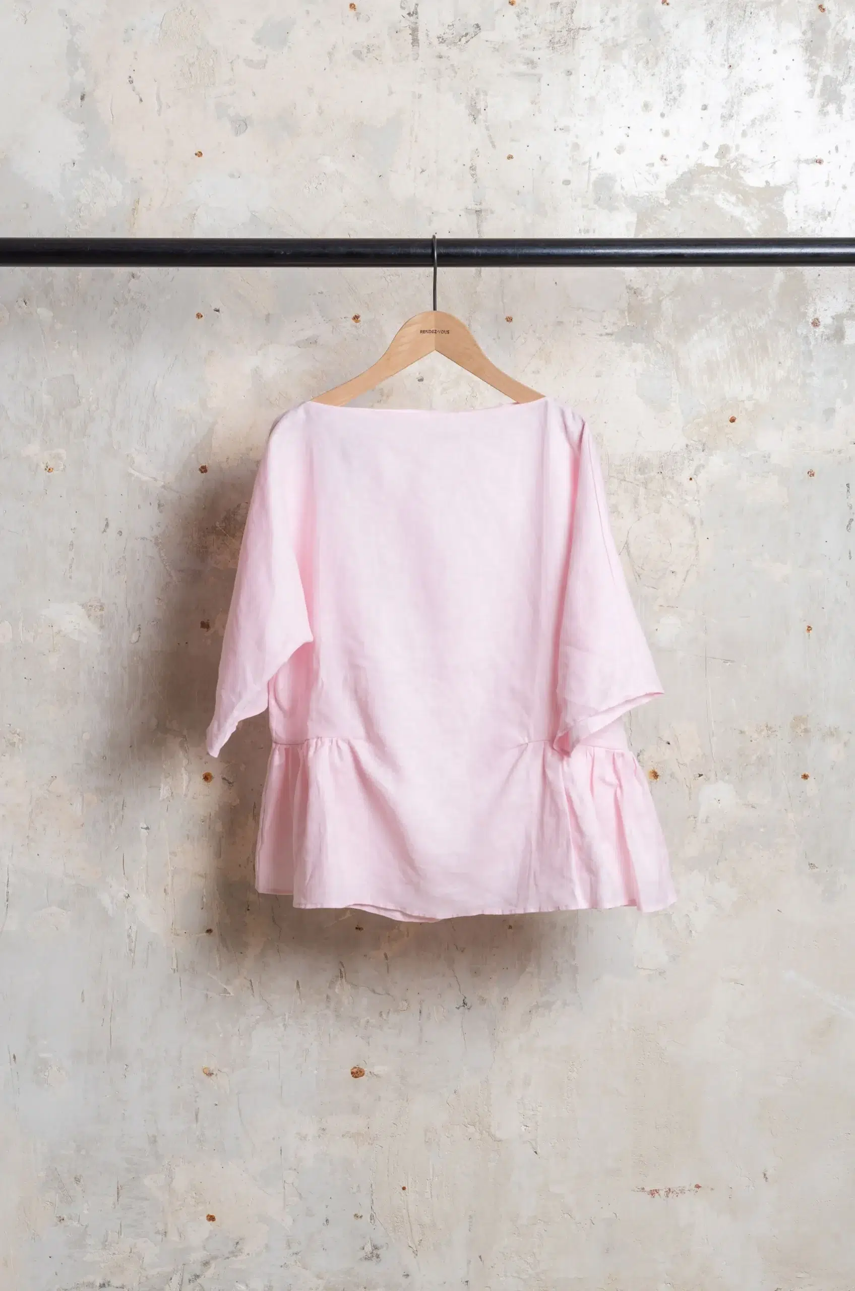 Whiteread - ZORBA GATHERED SIDE HEM TOP WR079-CA - CAMELLIA