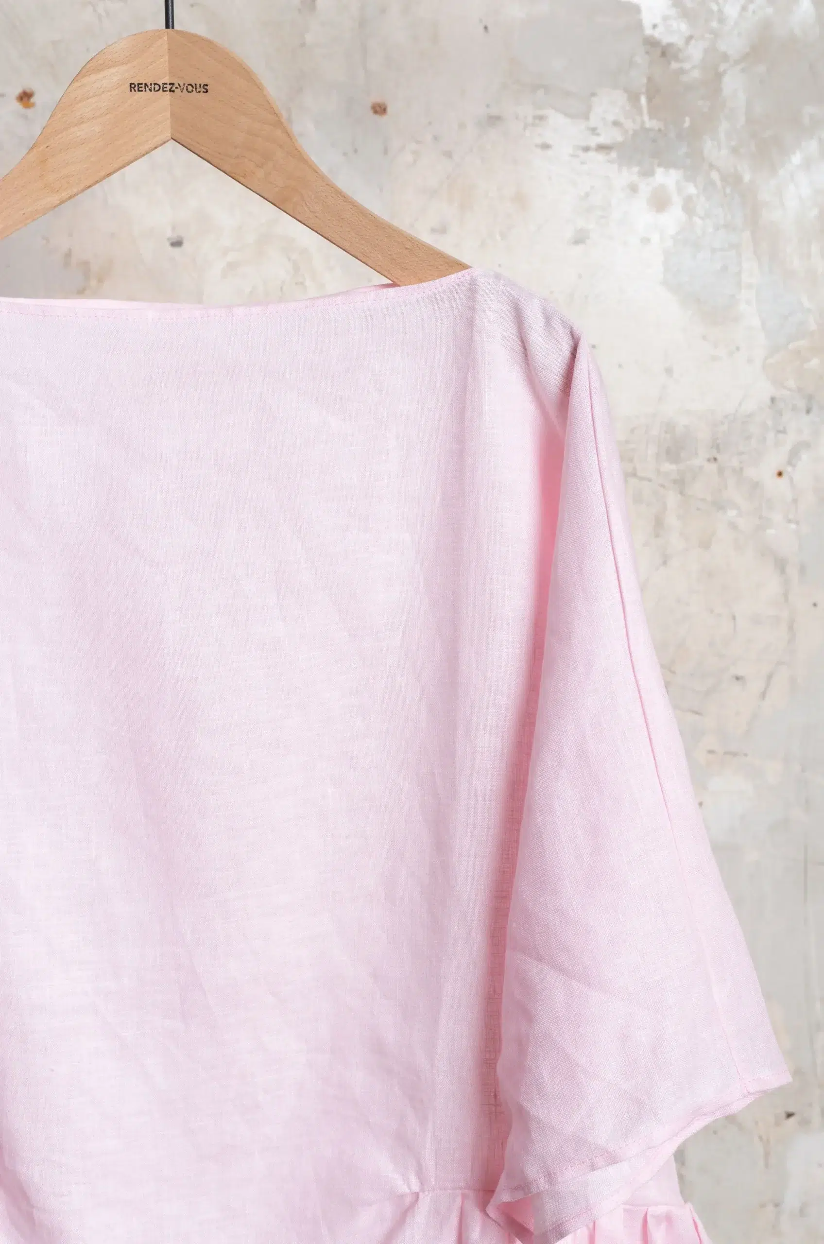 Whiteread - ZORBA GATHERED SIDE HEM TOP WR079-CA - CAMELLIA