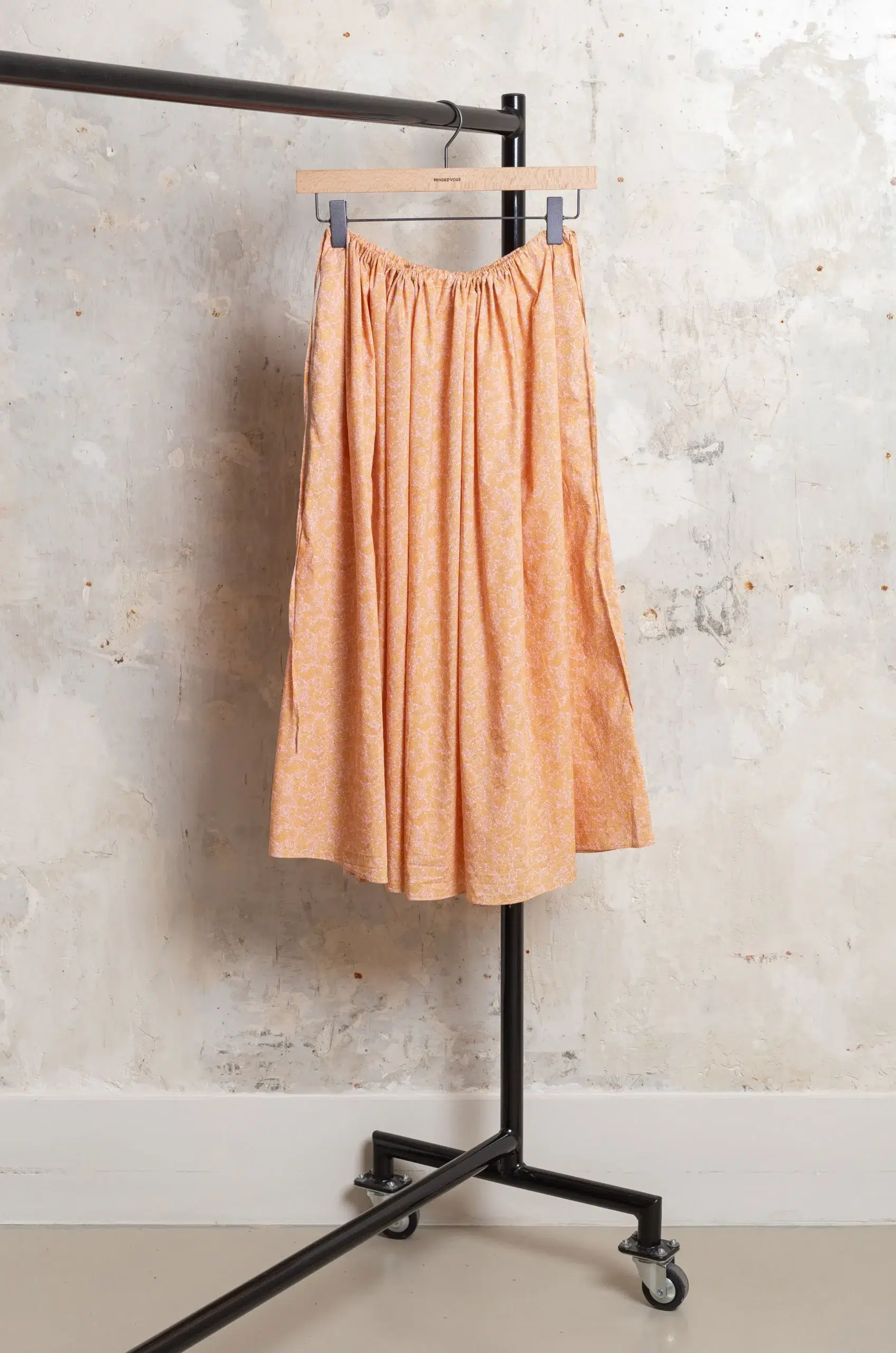 Whiteread - HANSA GATHERED TIE SKIRT WR082-PF - PEACH FLORA