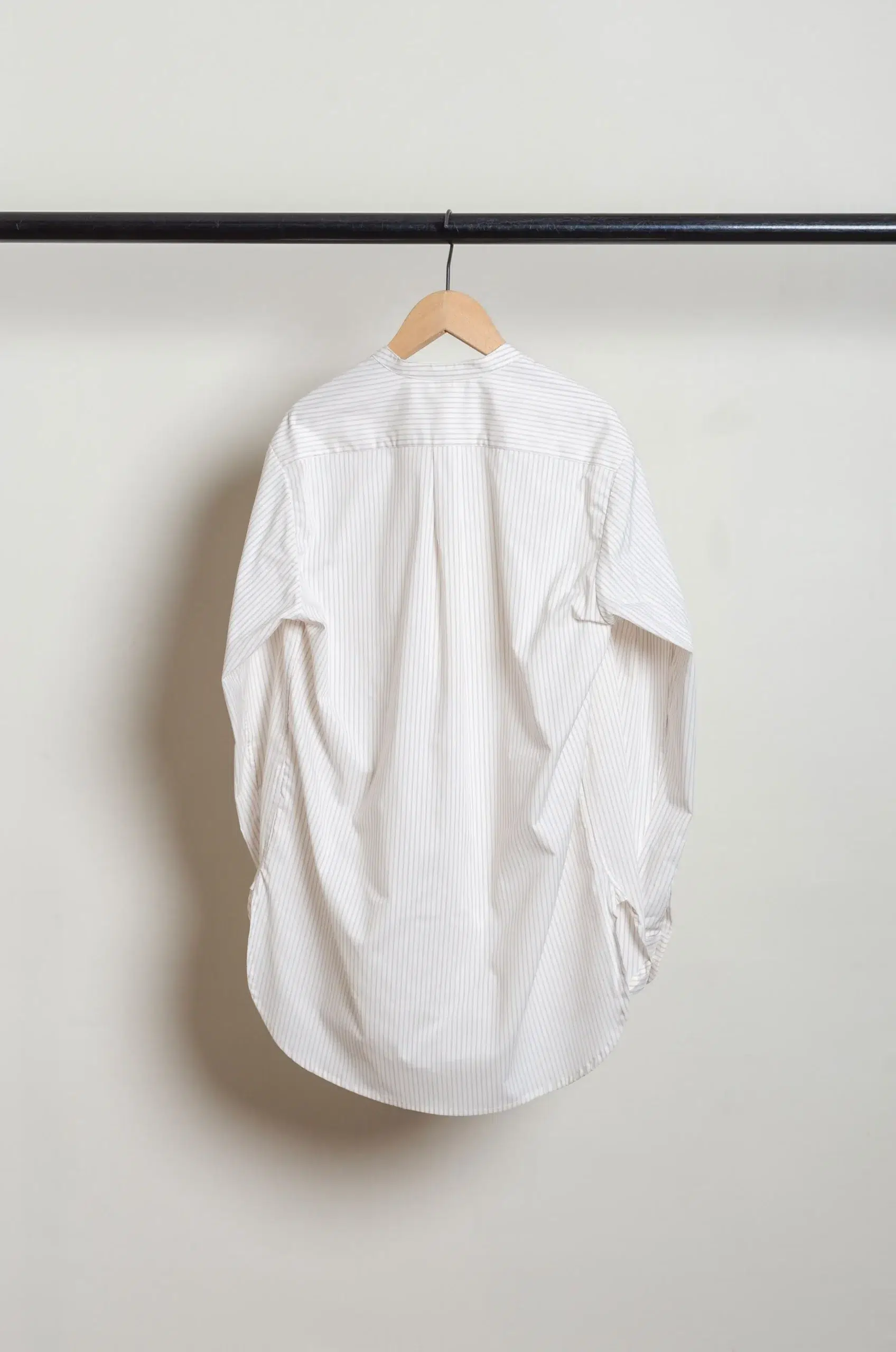 WRIGHT & DOYLE - ROWDEN SHIRT WD-121-CB - CHALK BRICK PINSTRIPE