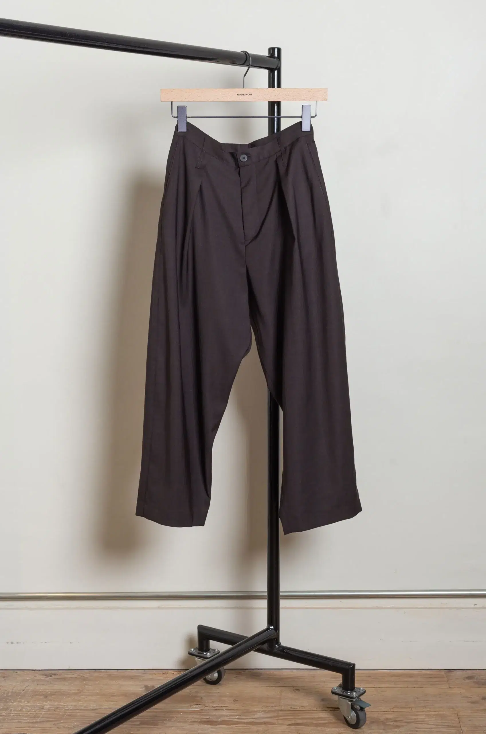 WRIGHT & DOYLE - LEEDEN TROUSERS WD-129-CCH - CACAO CHECK