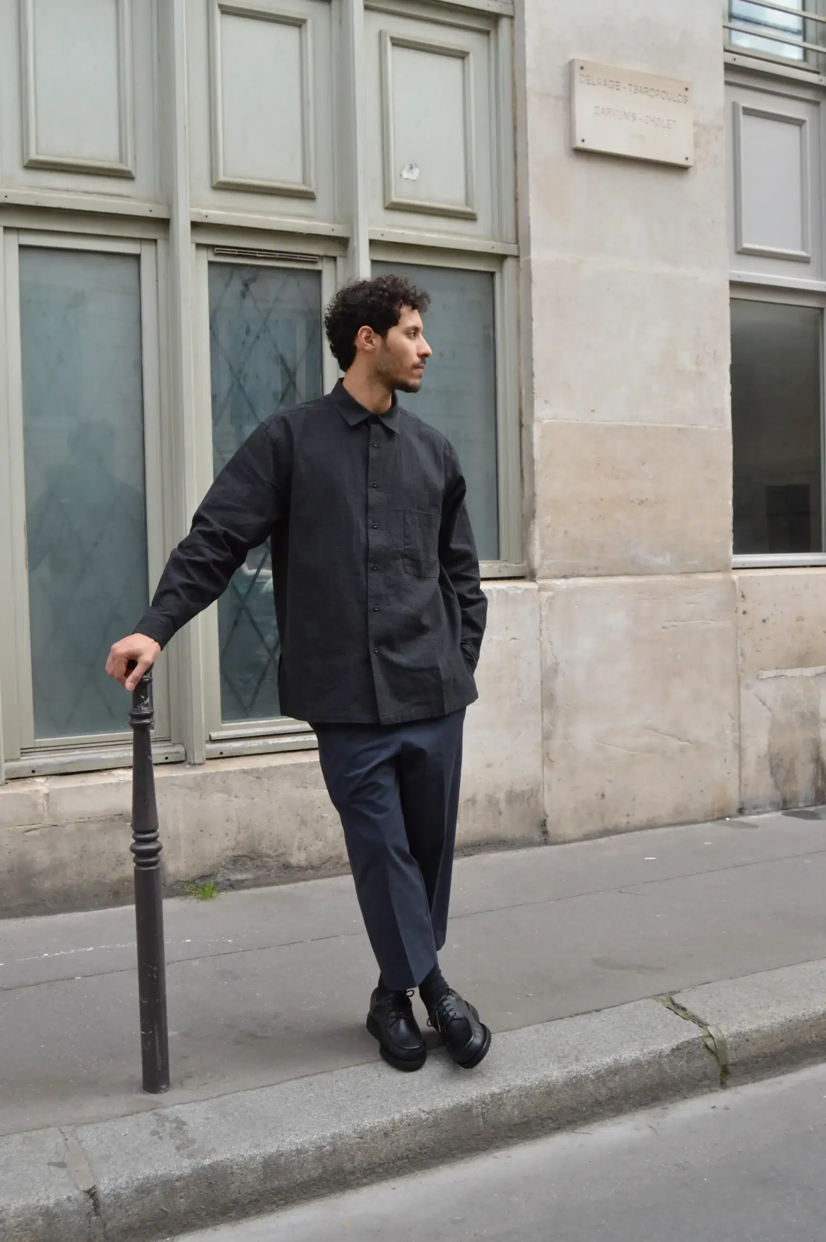 RDV O Globe - BRUCE PANT 261PA004 - MATTE BLACK