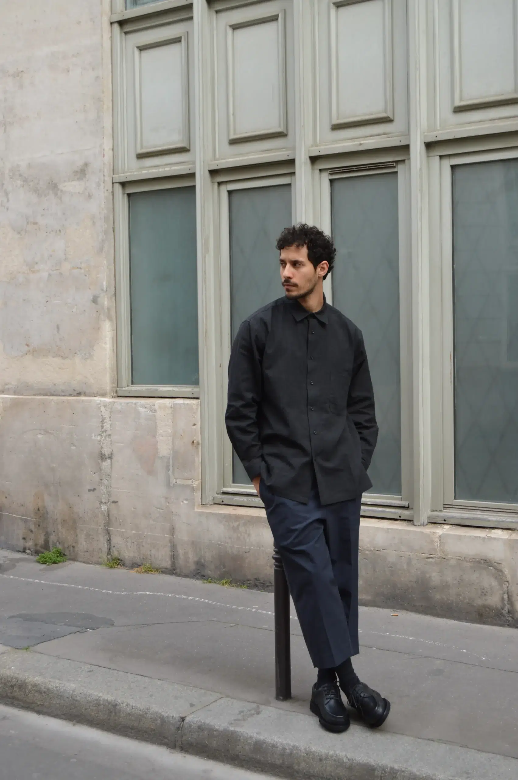 RDV O Globe - AGNIS SHIRT 261CH001 - BLACK