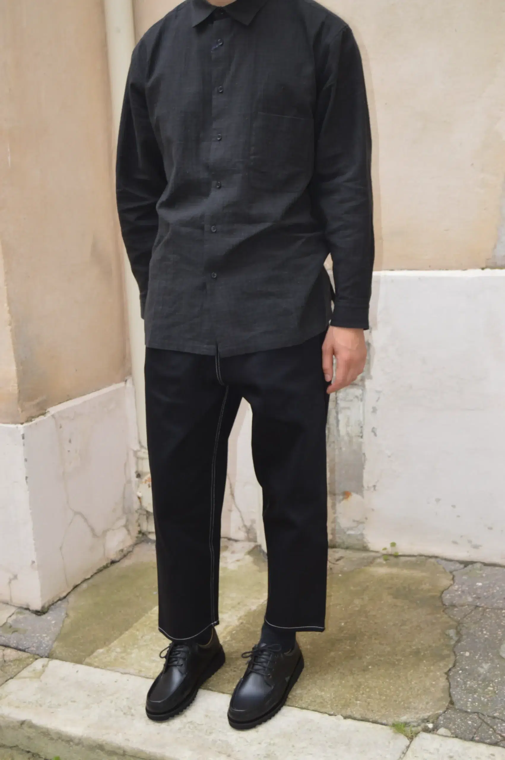 RDV O Globe - AGNIS SHIRT 261CH001 - BLACK