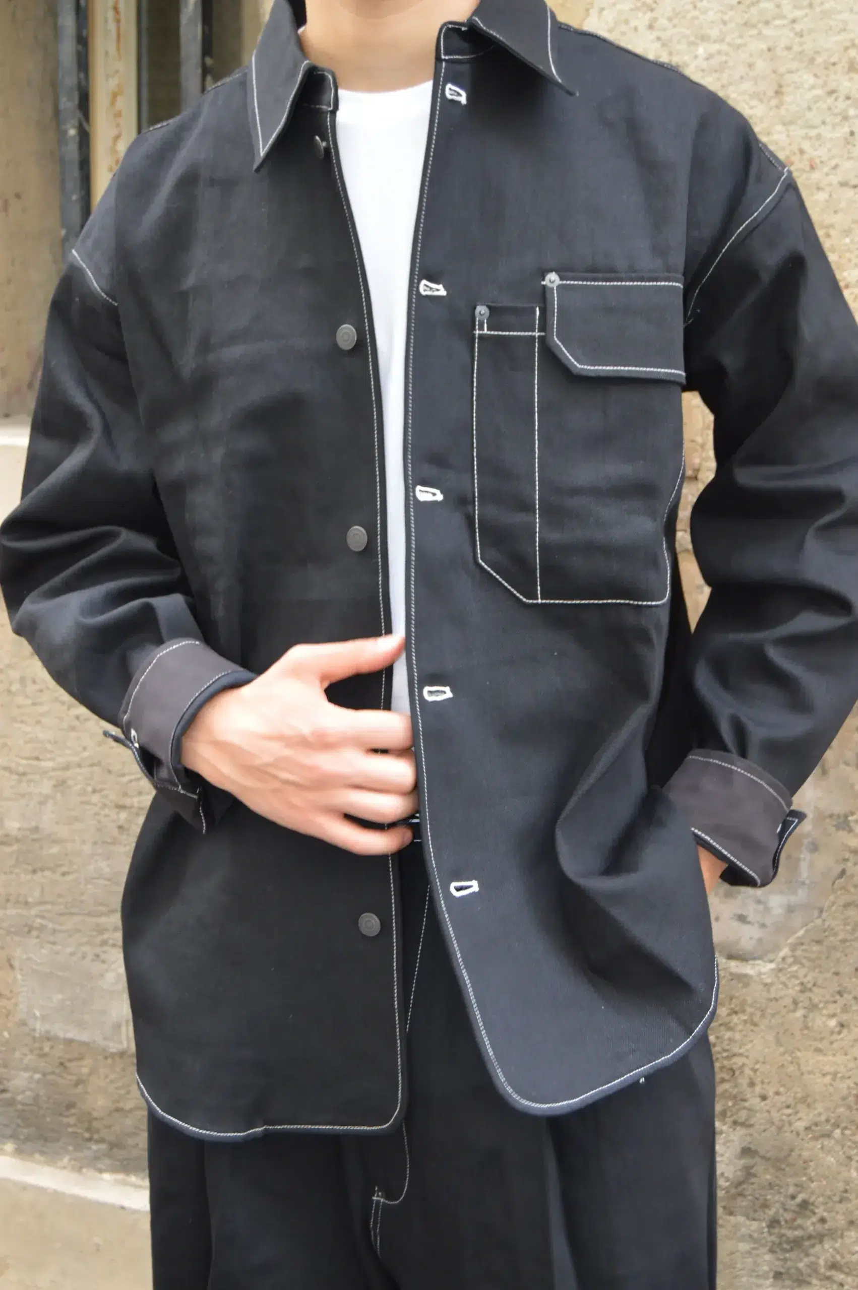 RDV O Globe - COOPER SHIRT 261CH007 - BLACK