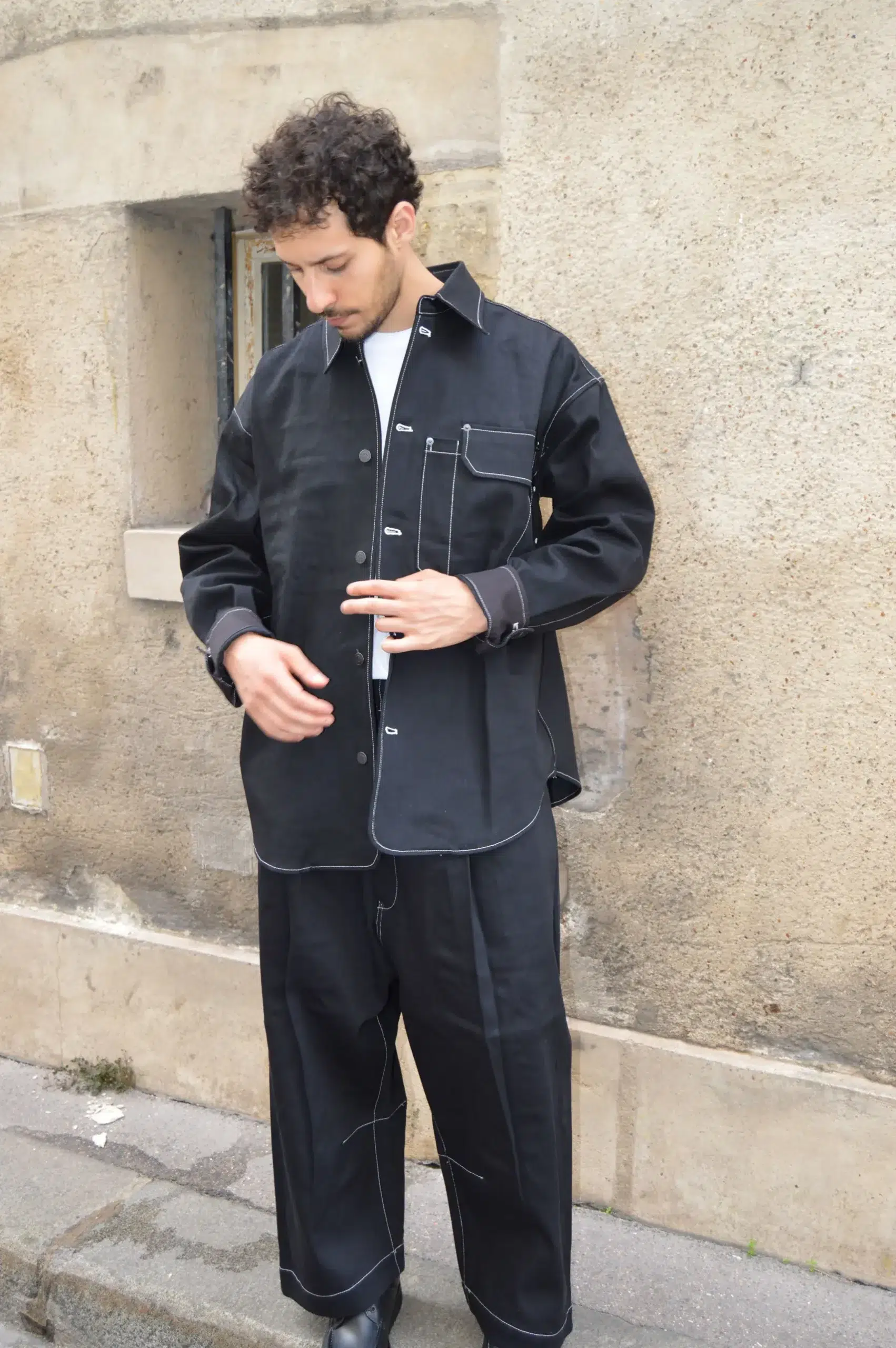 RDV O Globe - COOPER SHIRT 261CH007 - BLACK