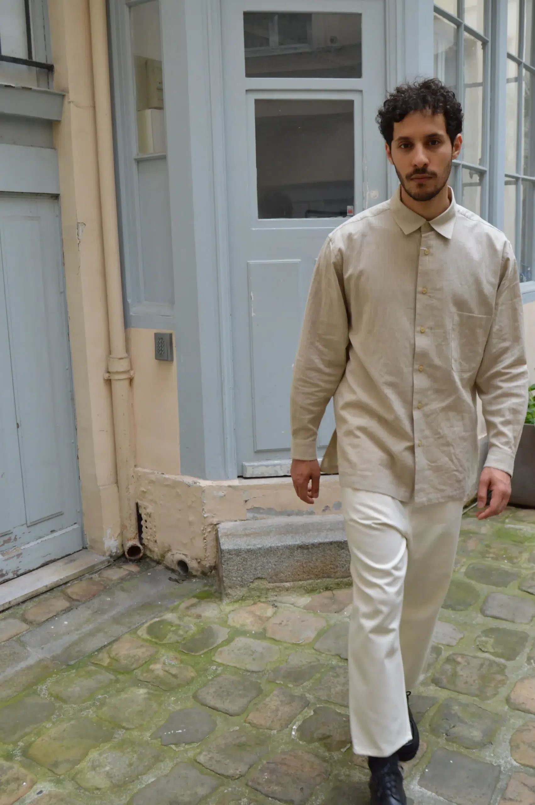 RDV O Globe - FABIO PANT 261PA009 - OFF WHITE