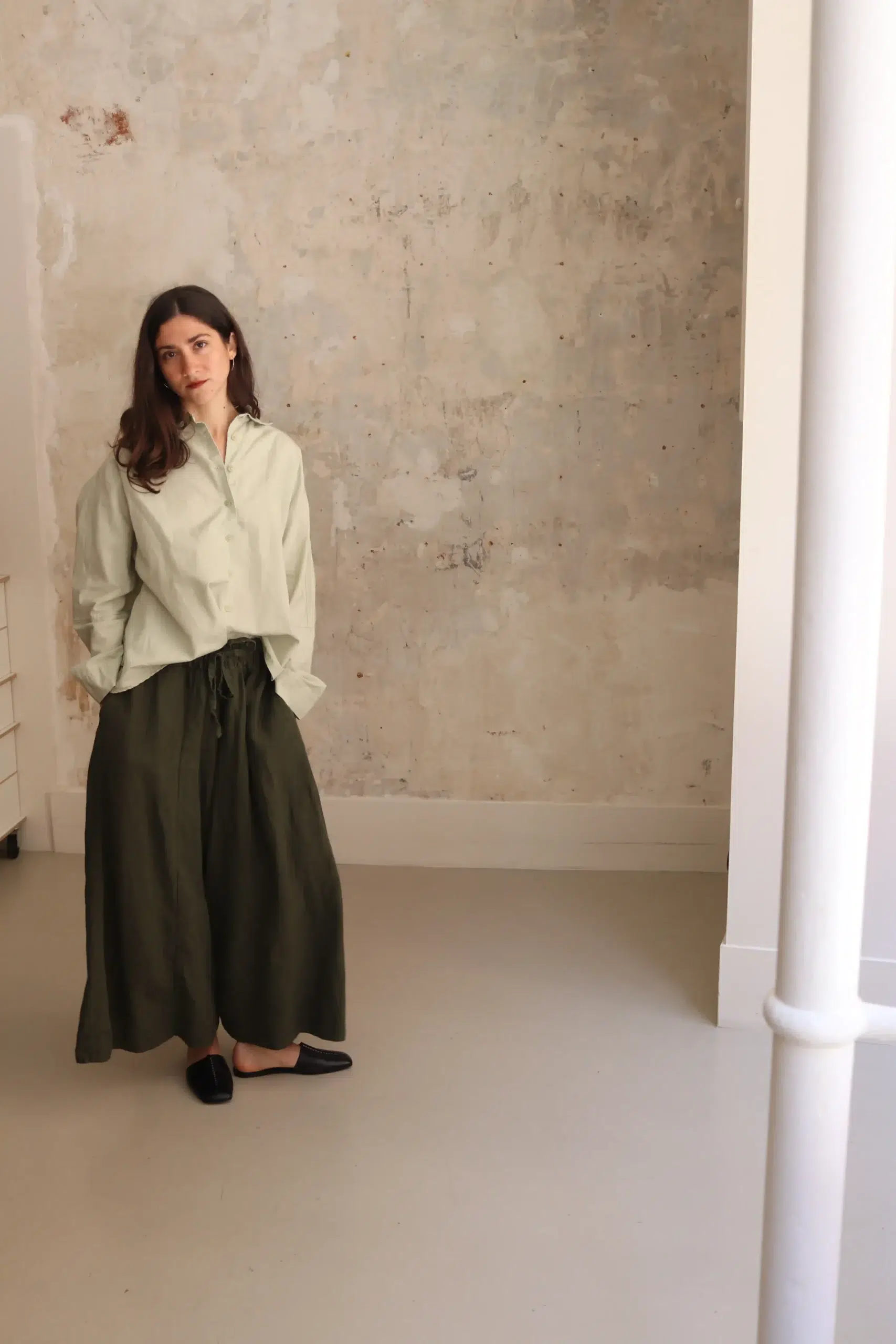 Casey Casey Orsan - WAGA LS SHIRT ORFC026 - LIGHT GREEN