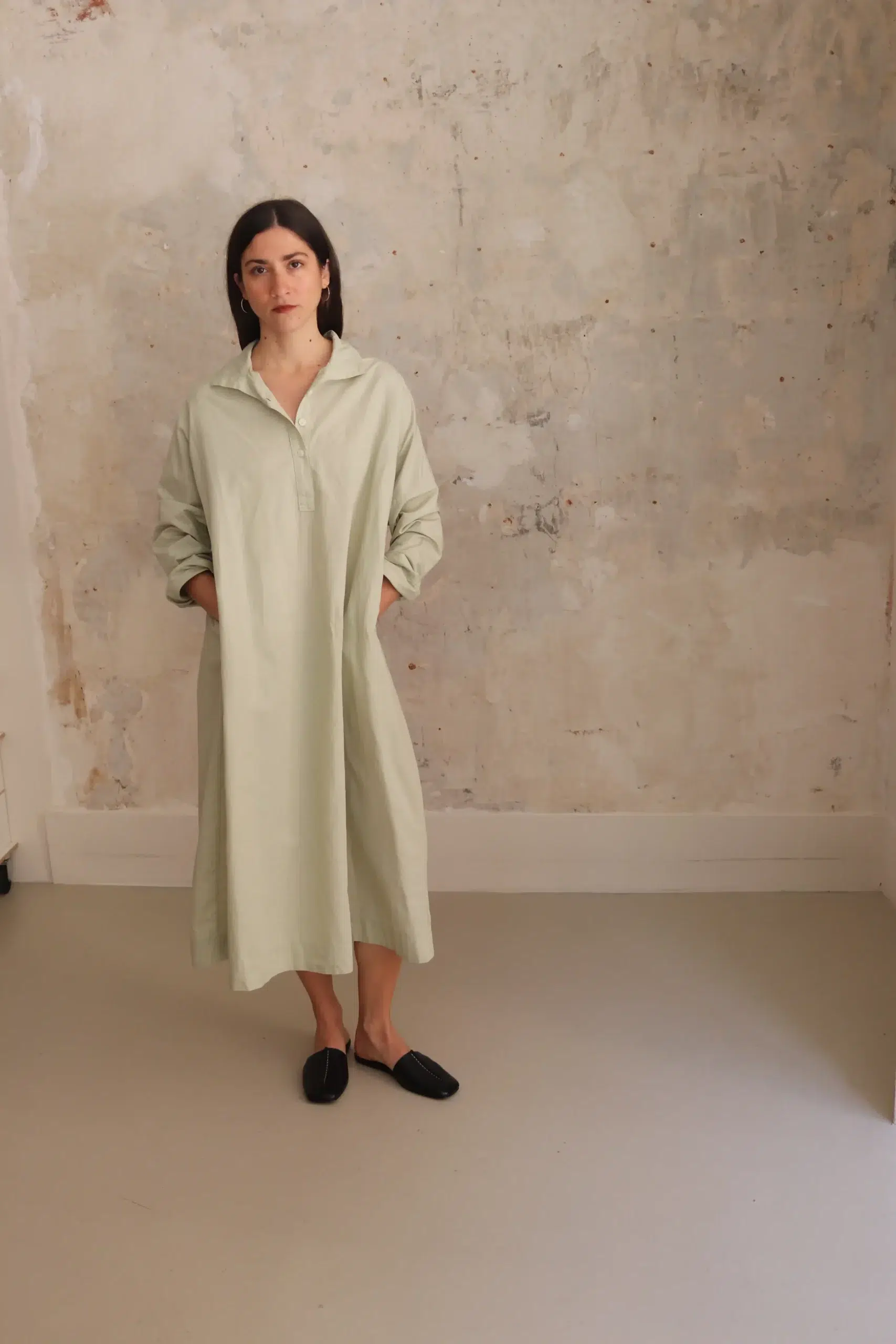 Casey Casey Orsan - NERY DRESS ORFR019 - LIGHT GREEN