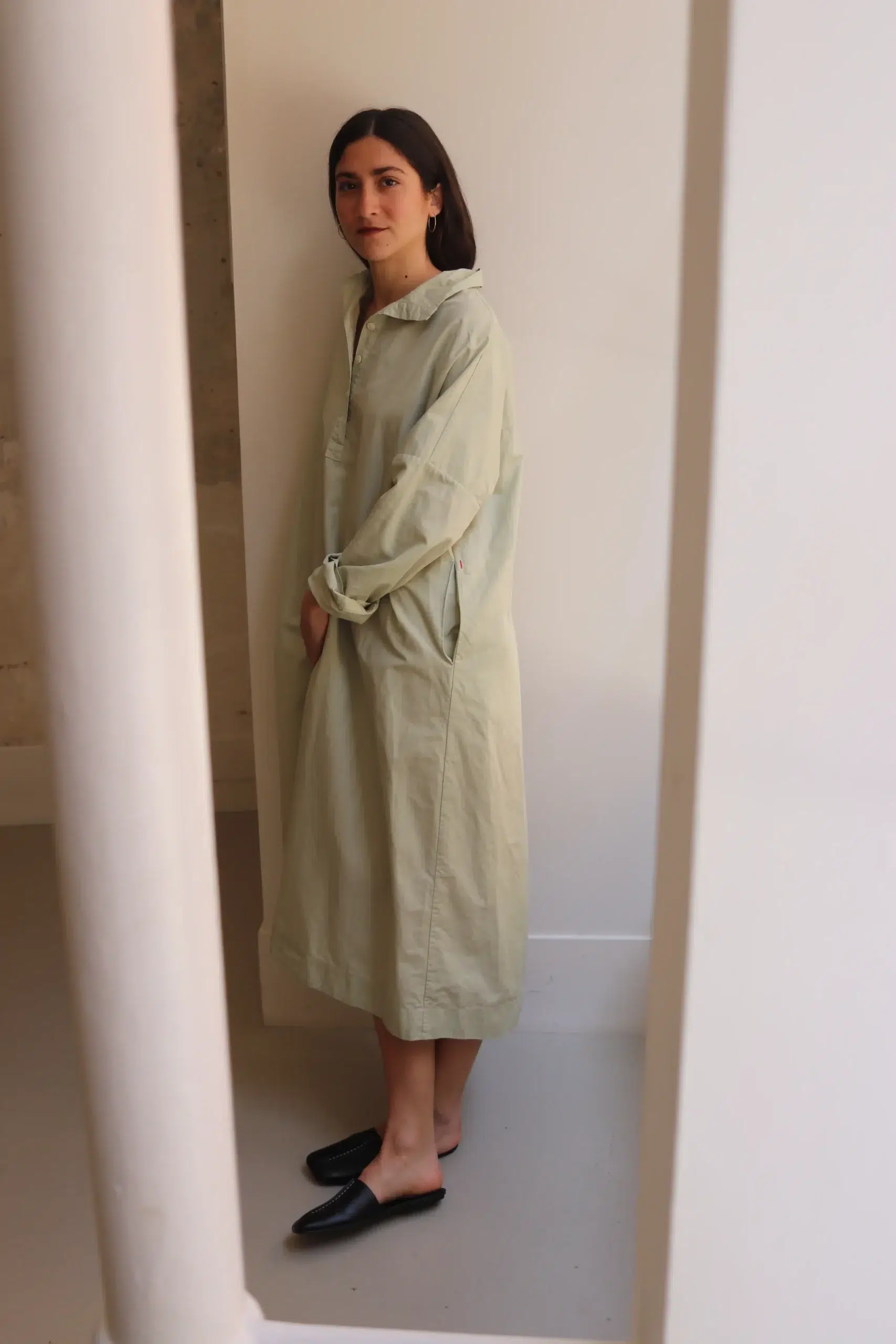 Casey Casey Orsan - NERY DRESS ORFR019 - LIGHT GREEN