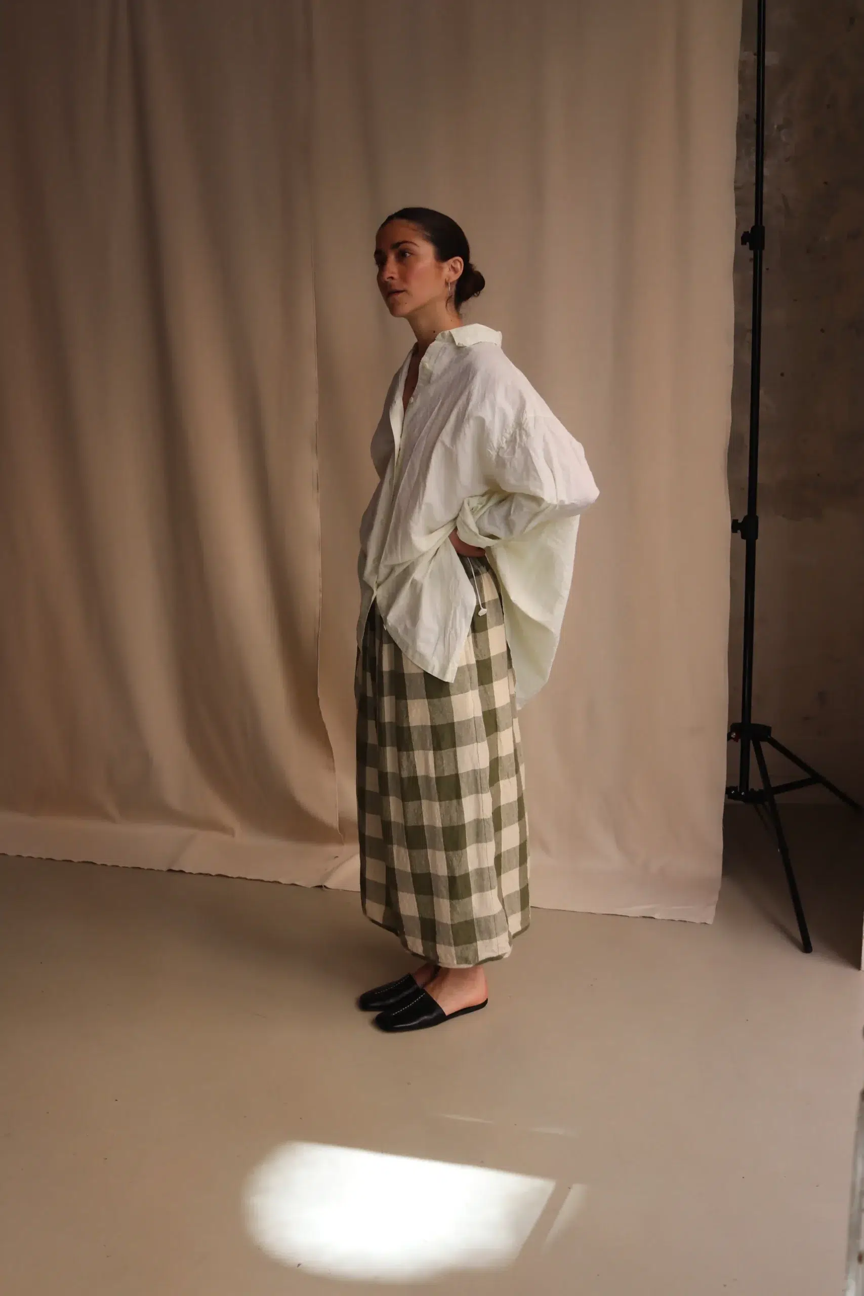 Casey Casey Orsan - SIMPLE SKIRT ORFJ012 - GREEN