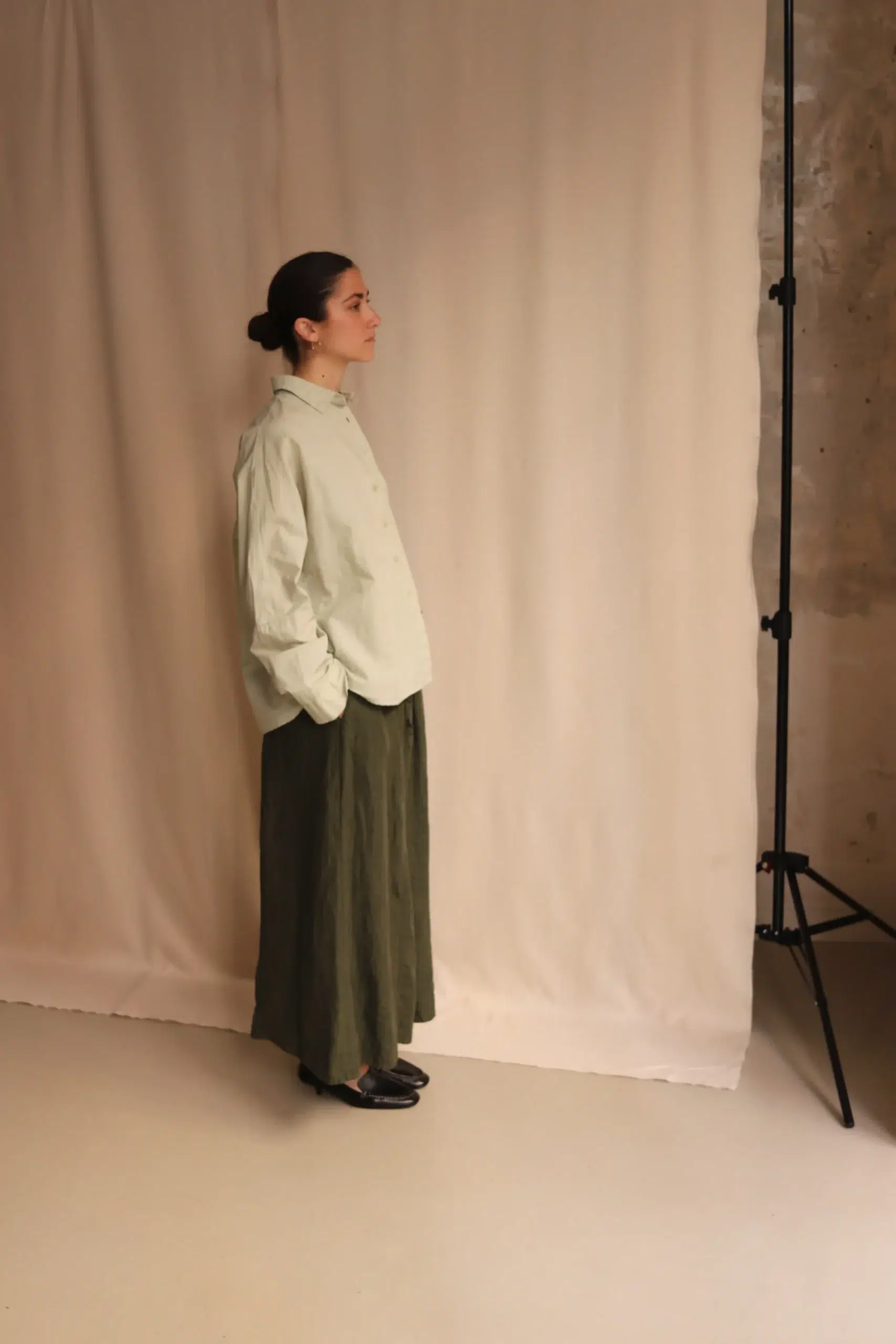 Casey Casey Orsan - WAGA LS SHIRT ORFC026 - LIGHT GREEN