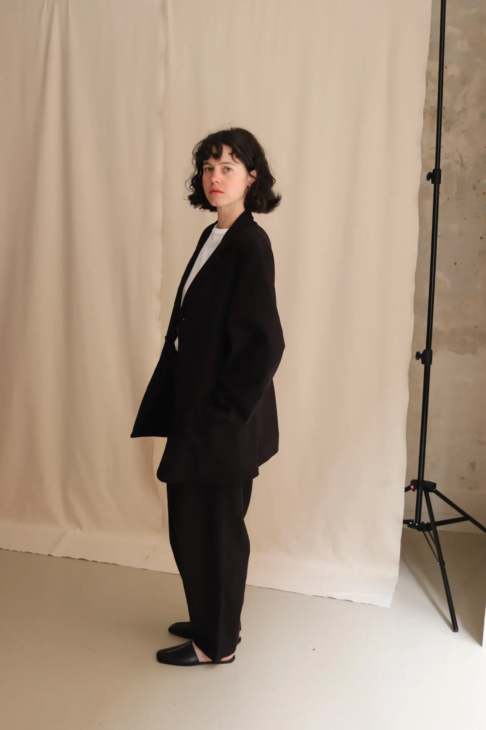 Comoli - COTTON DUCK JACKET D01-01012 - BLACK