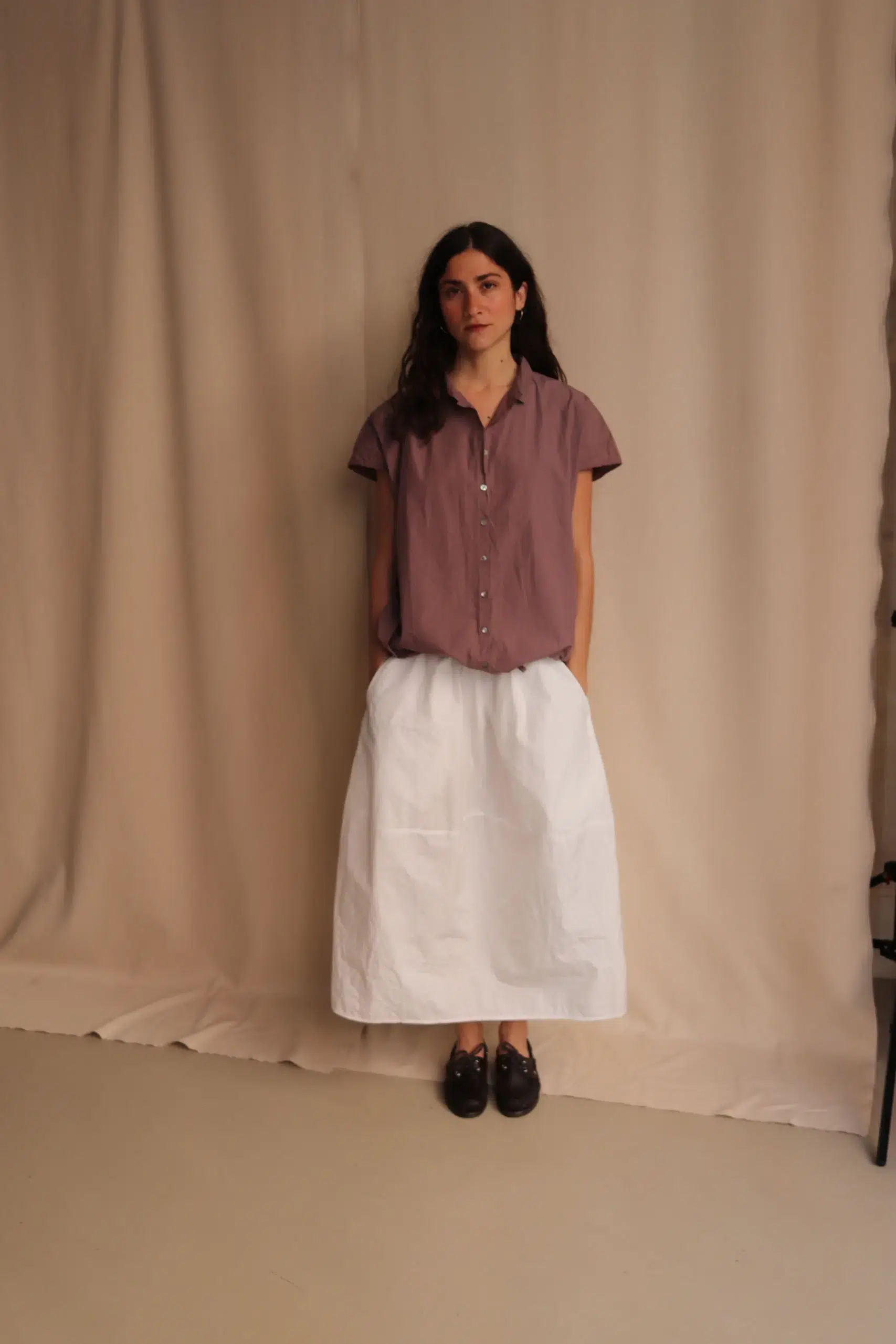 Album Di Famiglia - BALLOON SKIRT N - WHITE