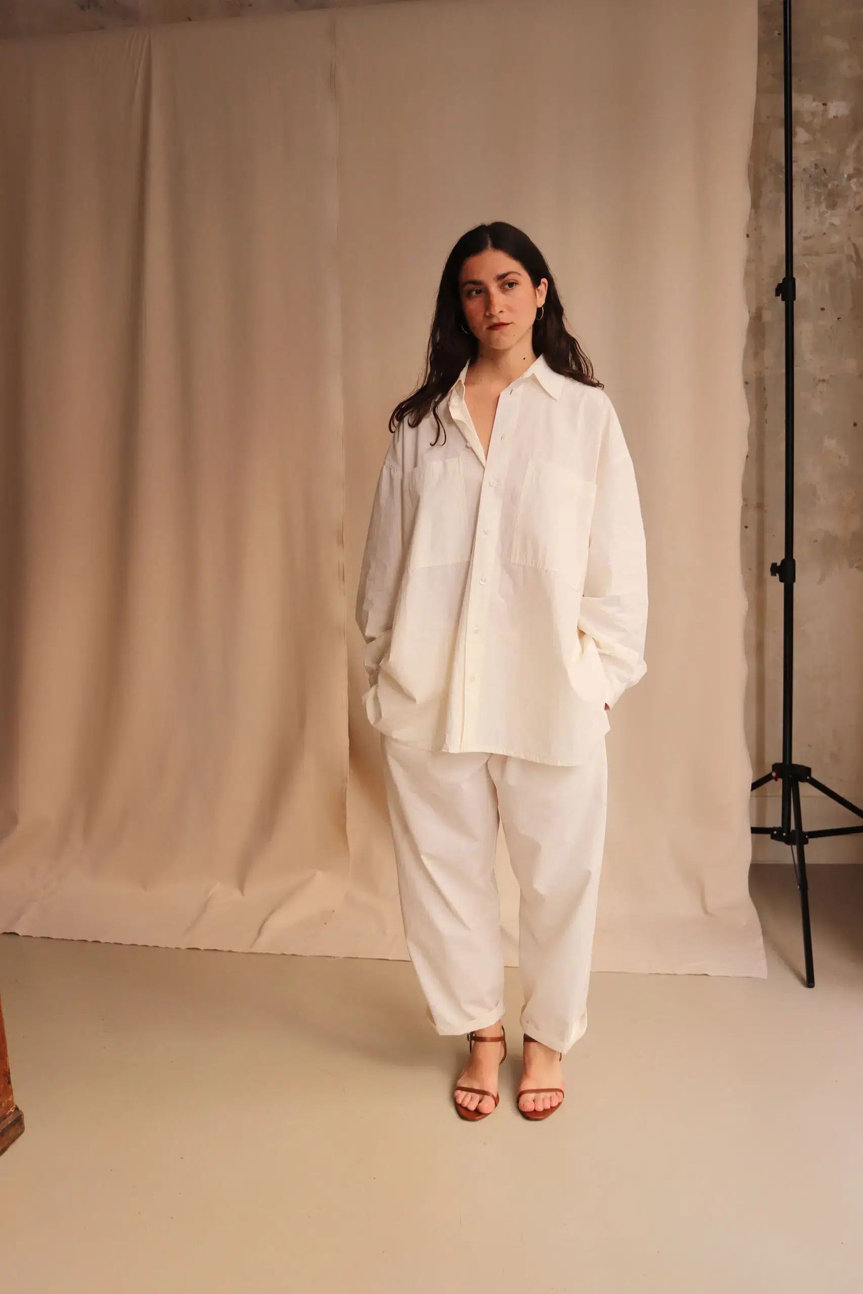 Maud Vanden Beussche - Poplin Pants - Ivory