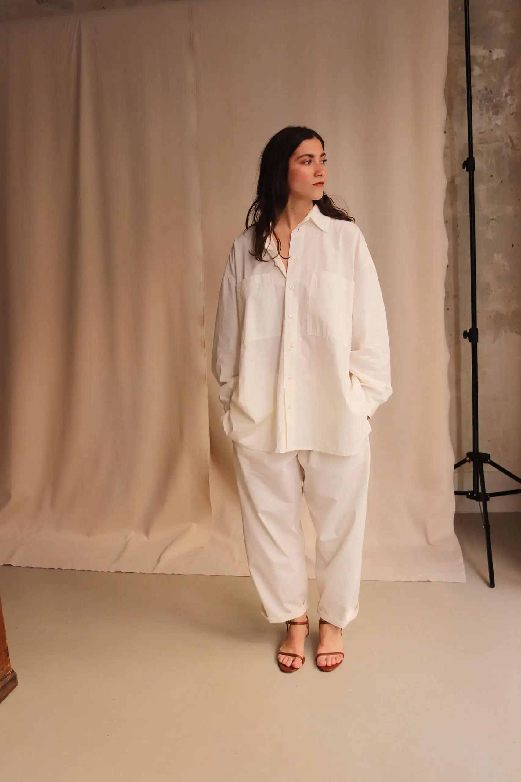 Maud Vanden Beussche - Poplin Shirt - Ivory